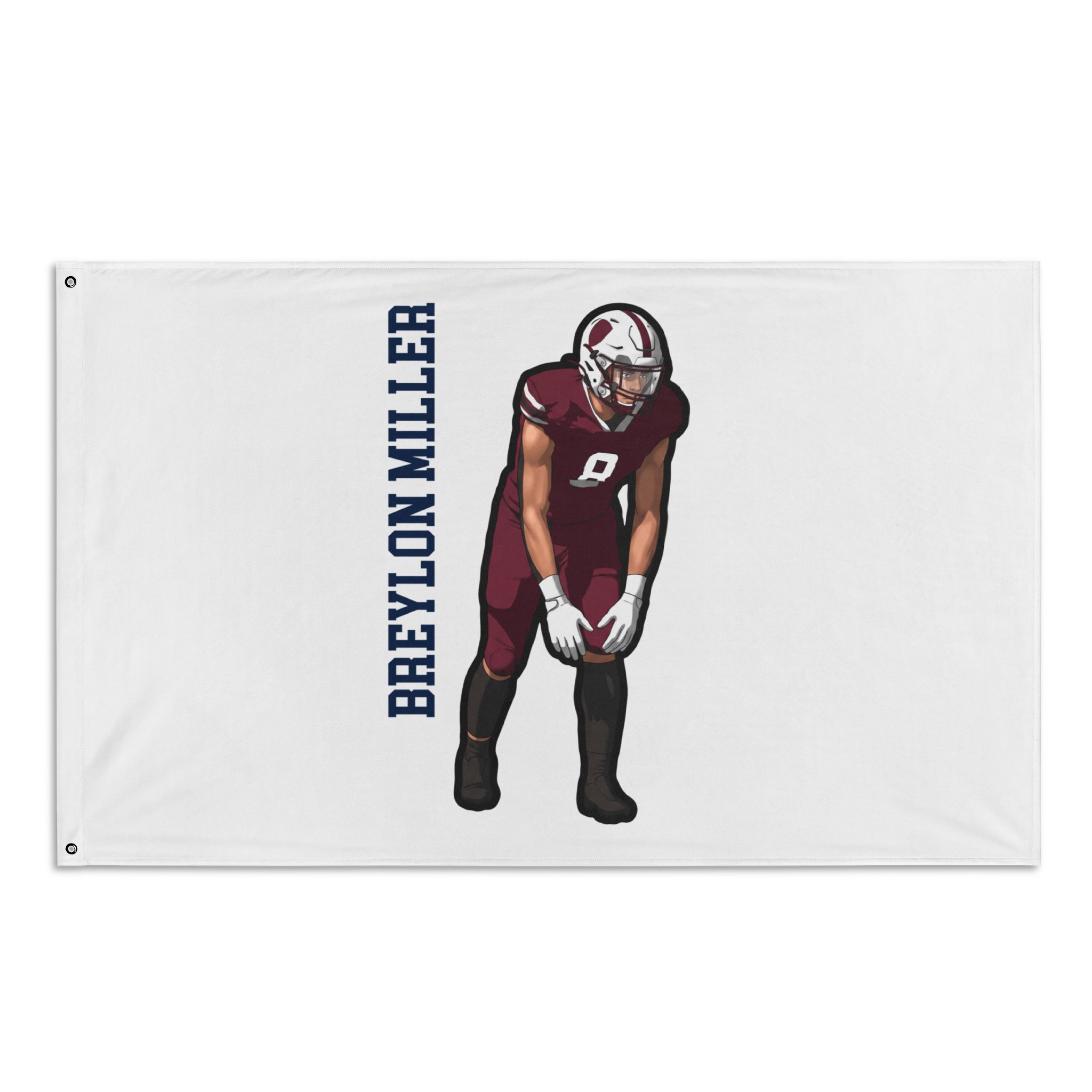 Flag (35 × 56 in) — character_name_vertical in Classic
