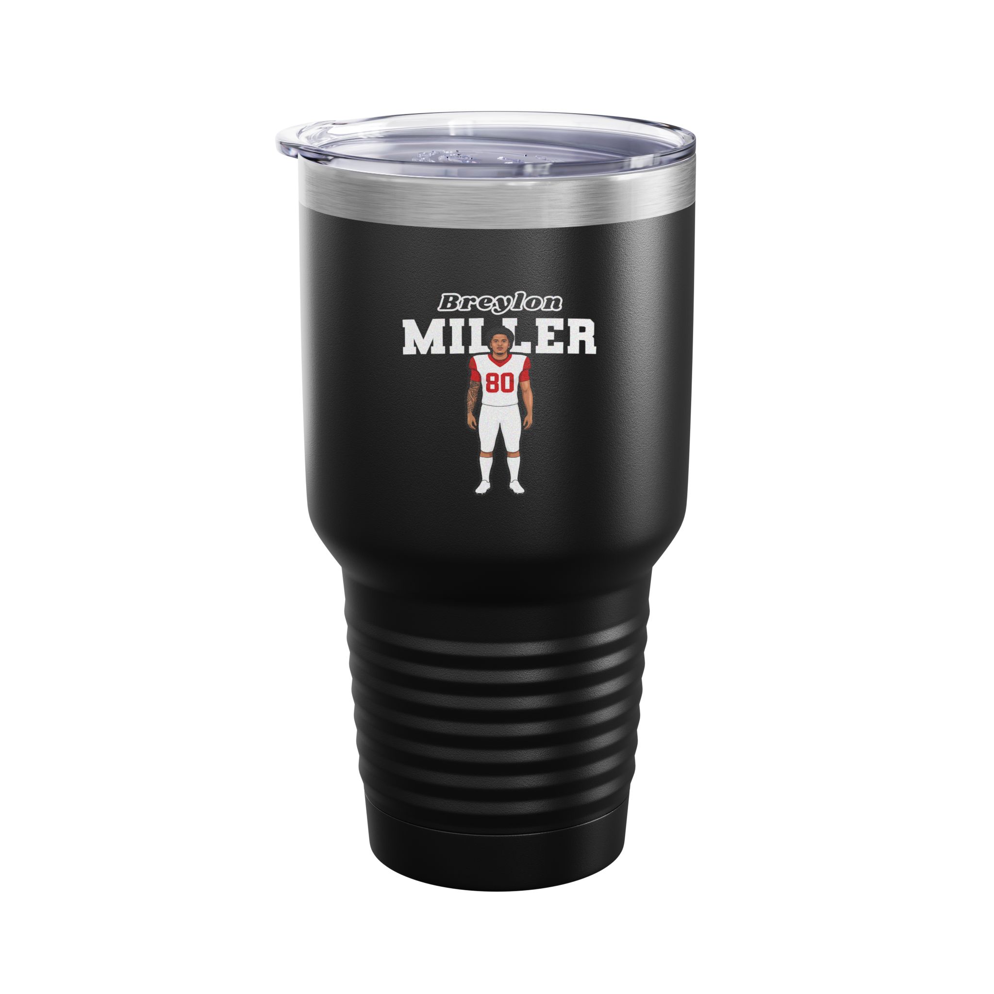 30oz Tumbler — character_name_arch in Black
