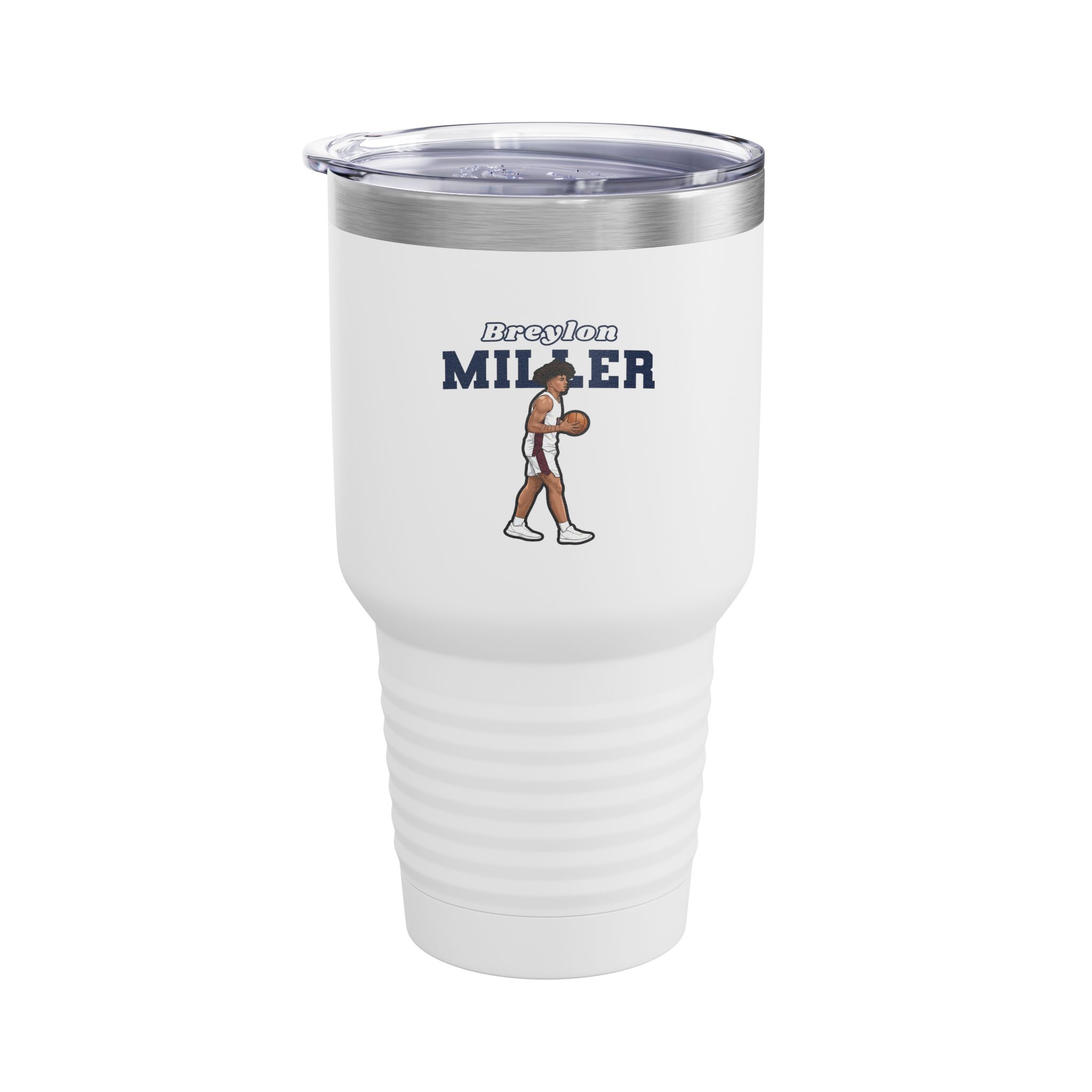 30oz Tumbler — character_name_arch in White