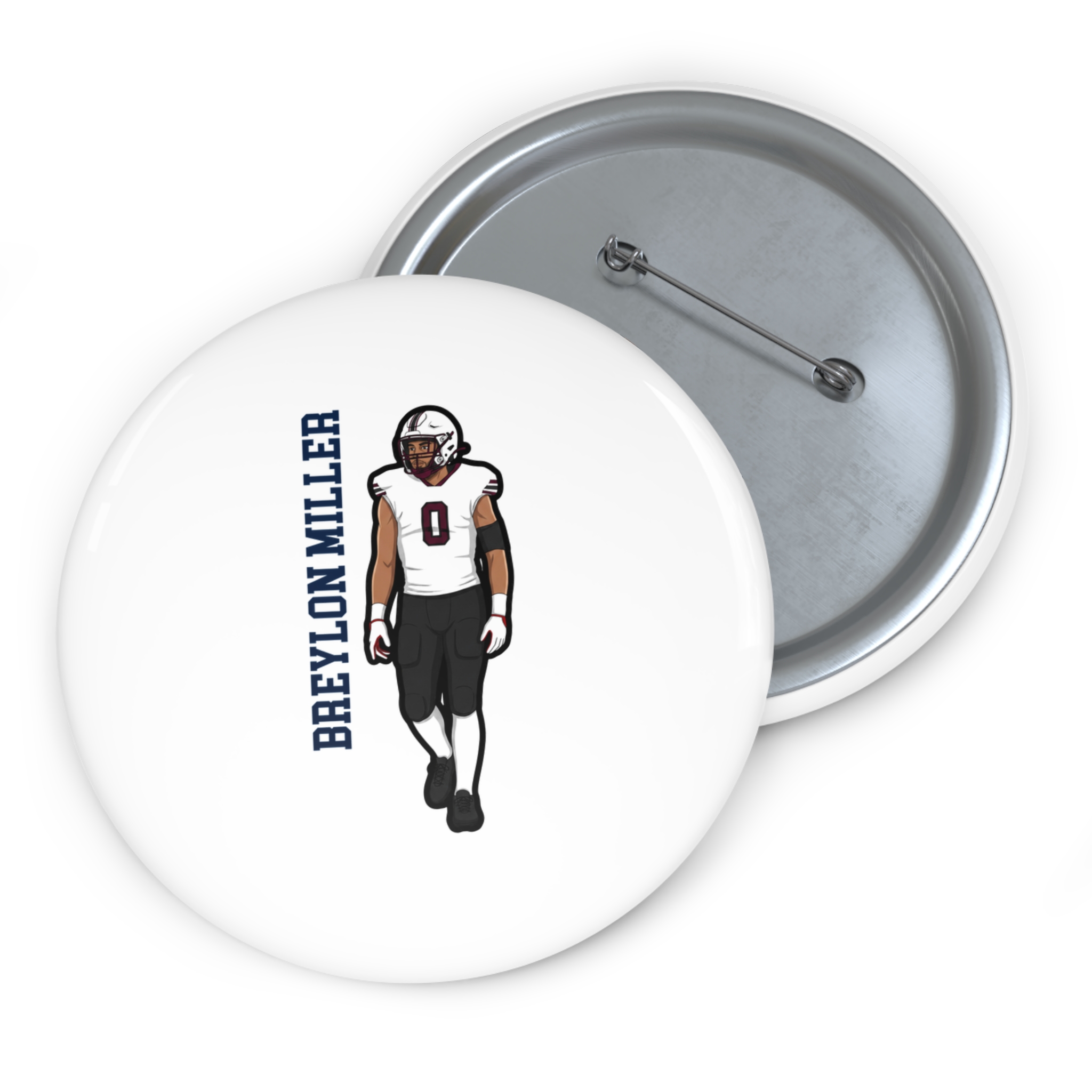 Game Day Pin — character_name_vertical in Classic