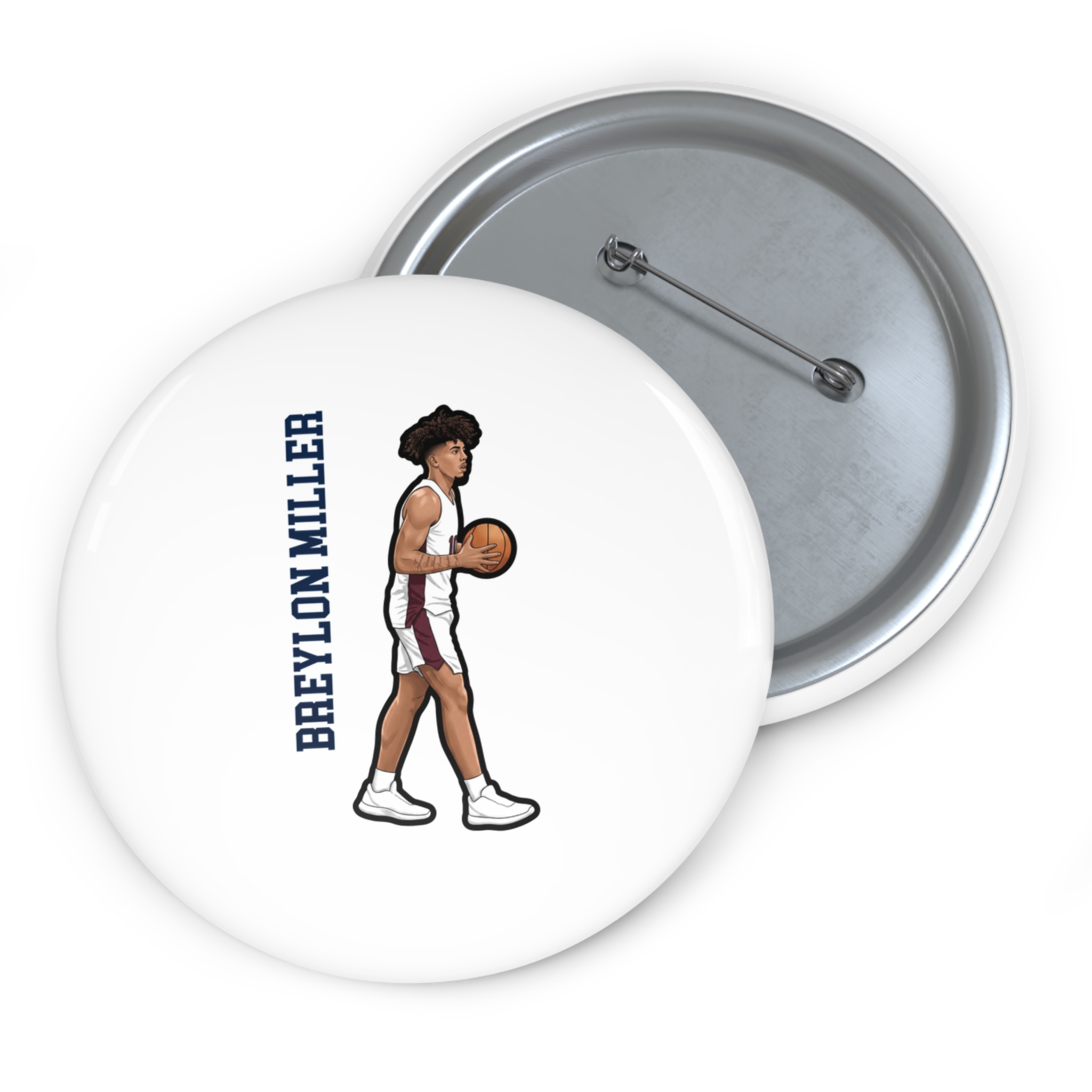 Game Day Pin — character_name_vertical in Classic