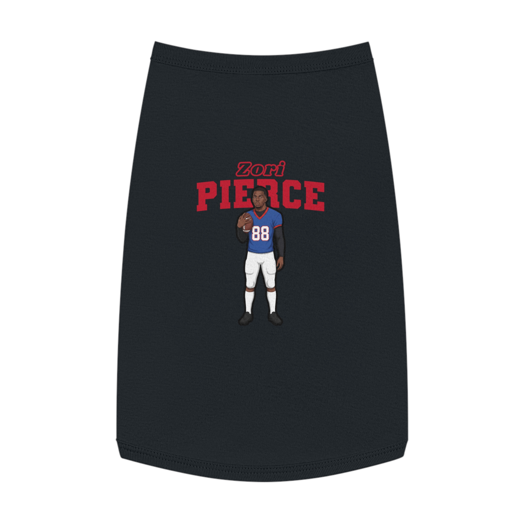 Pet Tank Top — character_name_arch in White