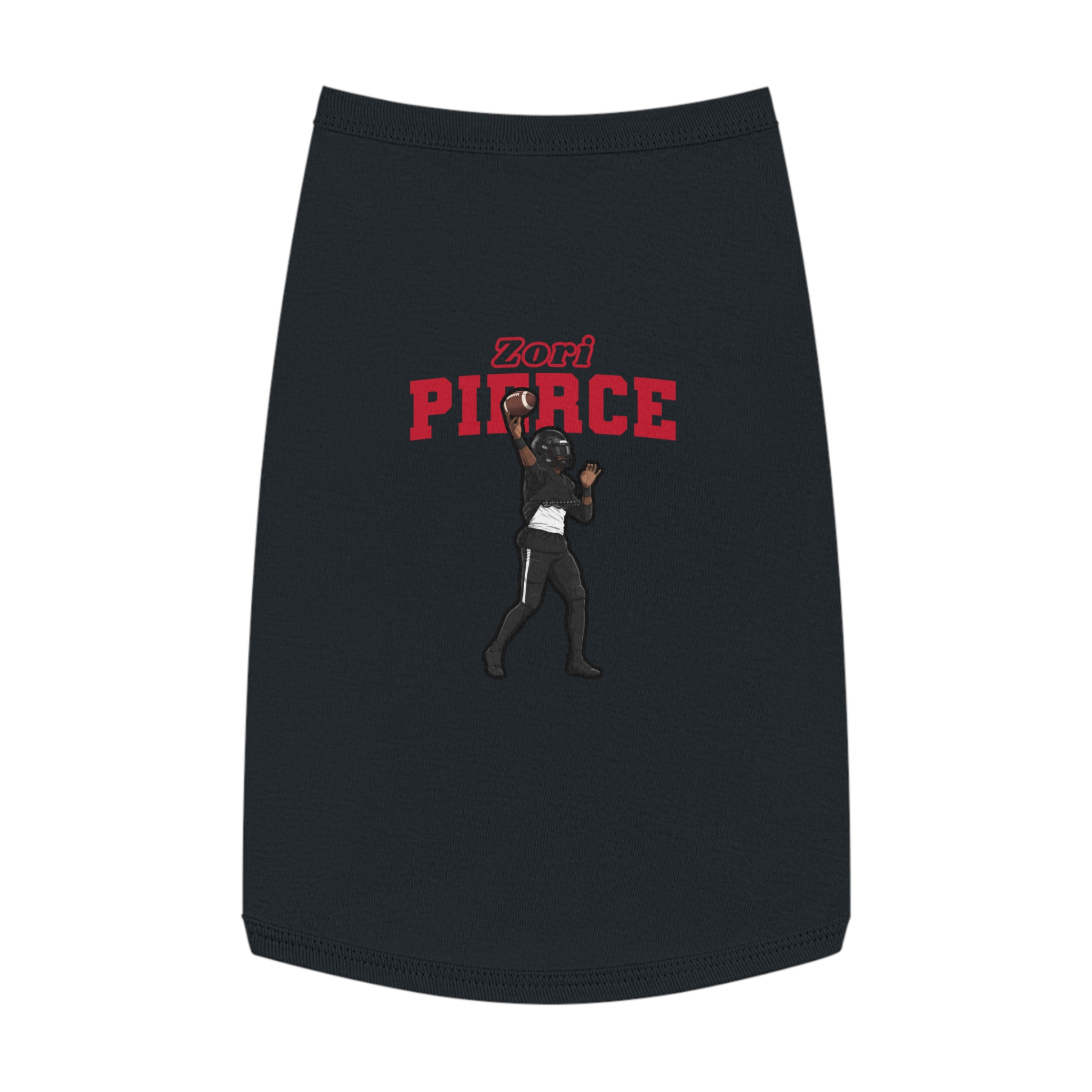 Pet Tank Top — character_name_arch in White