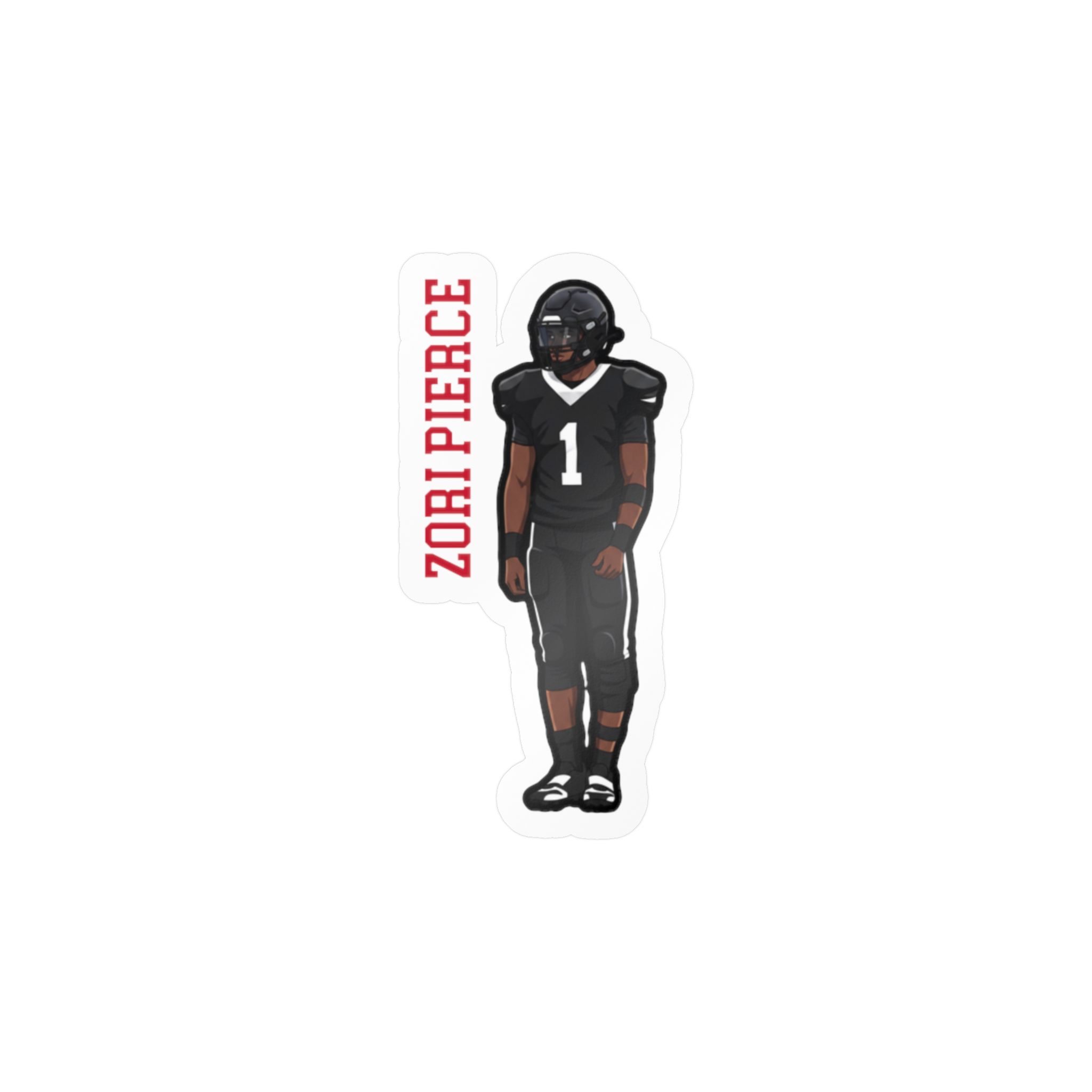 Vinyl Sticker — character_name_vertical in Classic