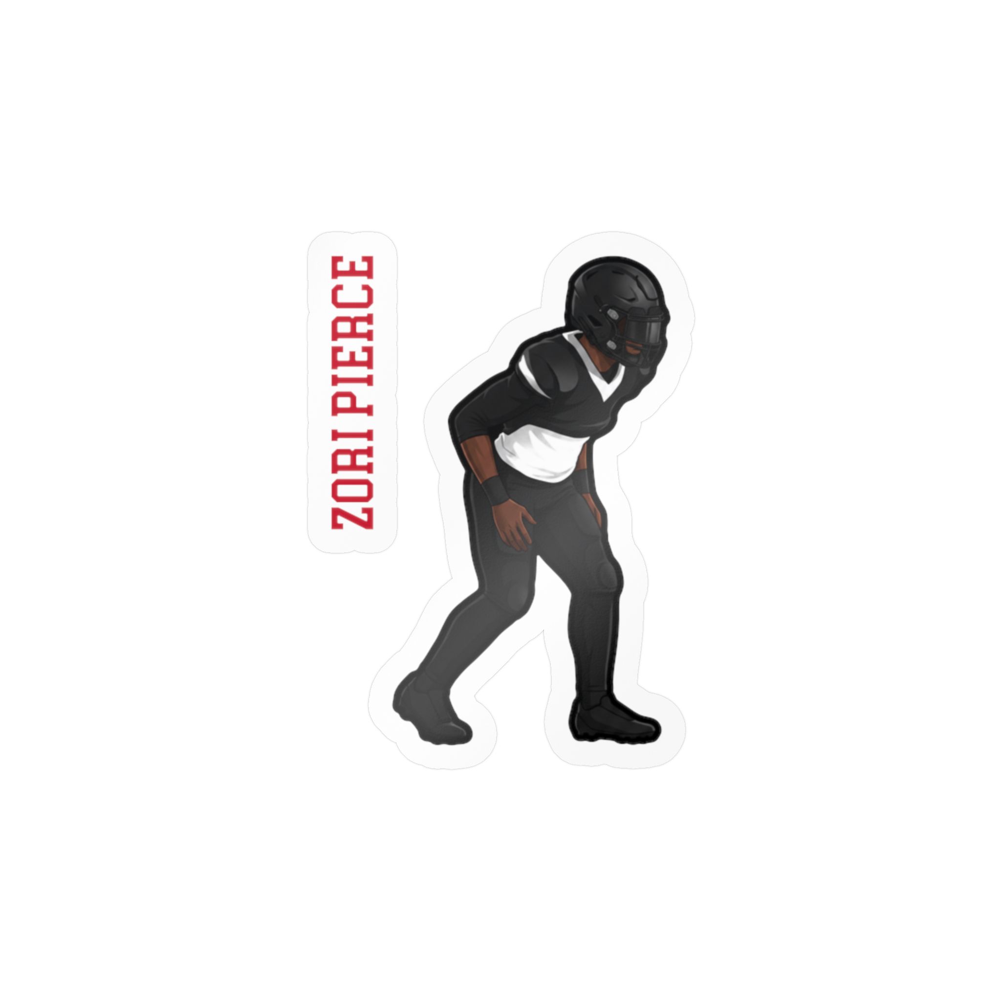 Vinyl Sticker — character_name_vertical in Classic