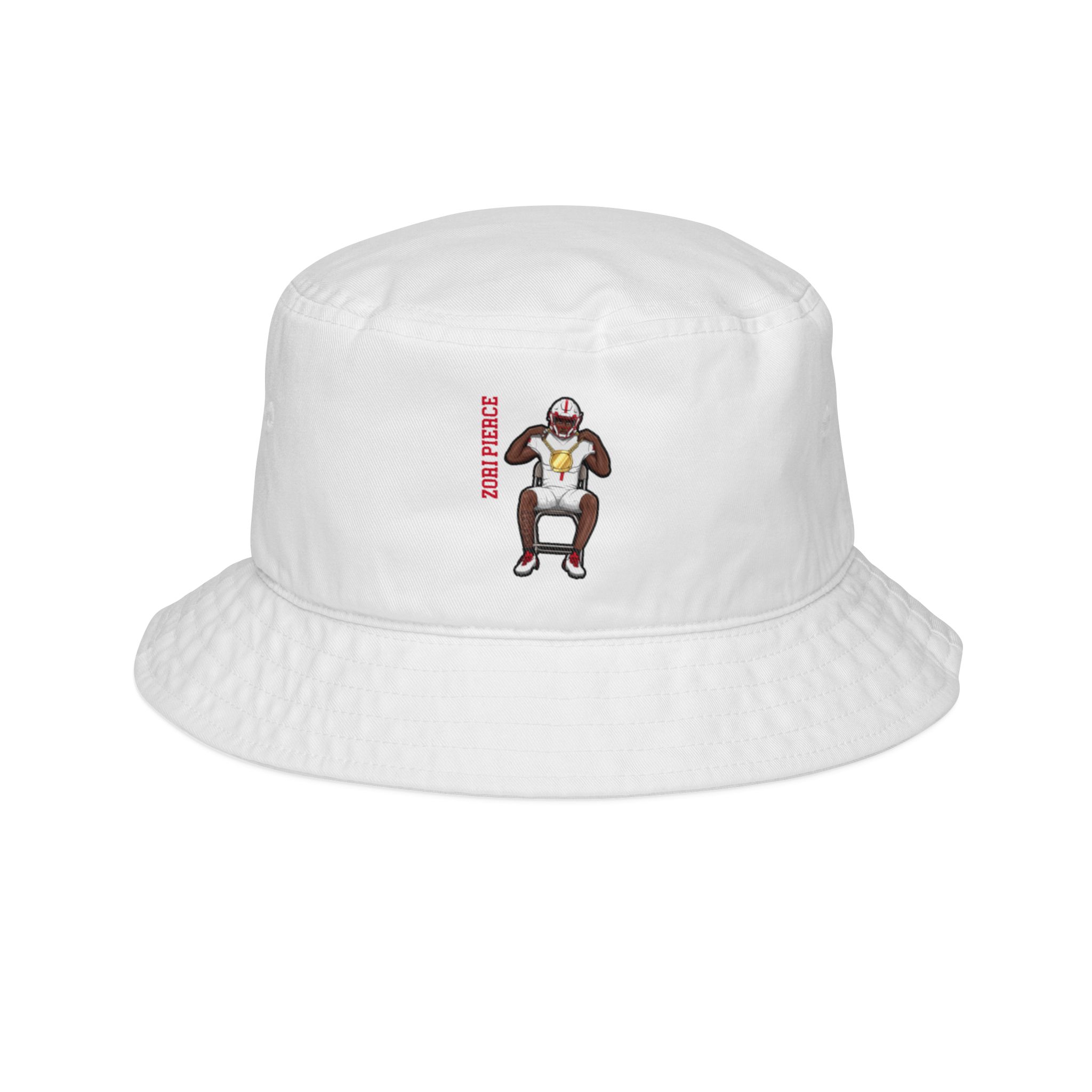Bucket Hat — character_name_vertical in White