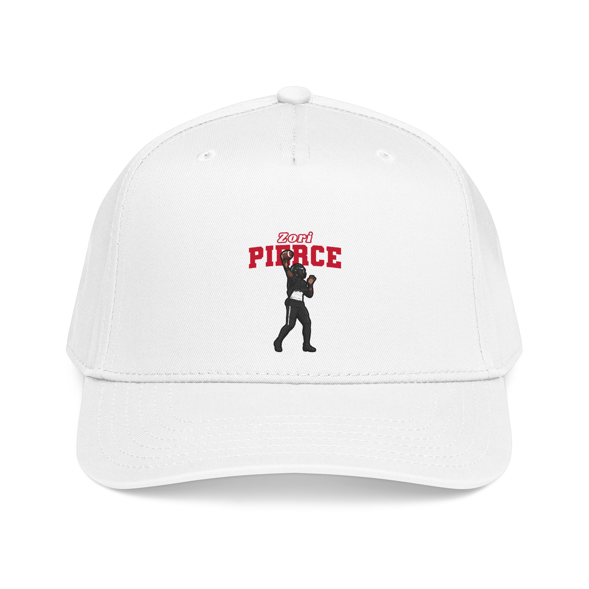 Baseball Cap — character_name_arch in White