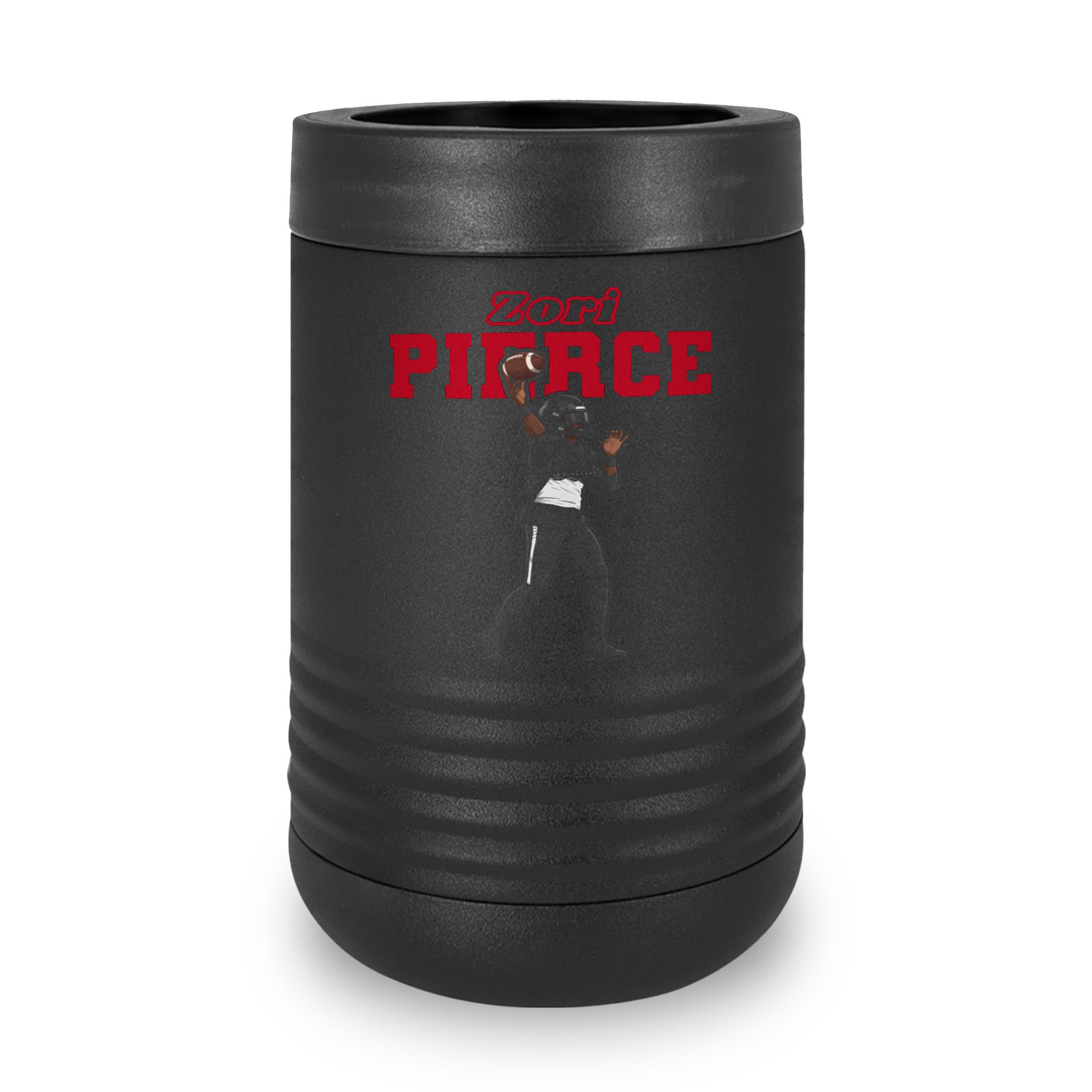 Stainless Can Cooler — character_name_arch in Black