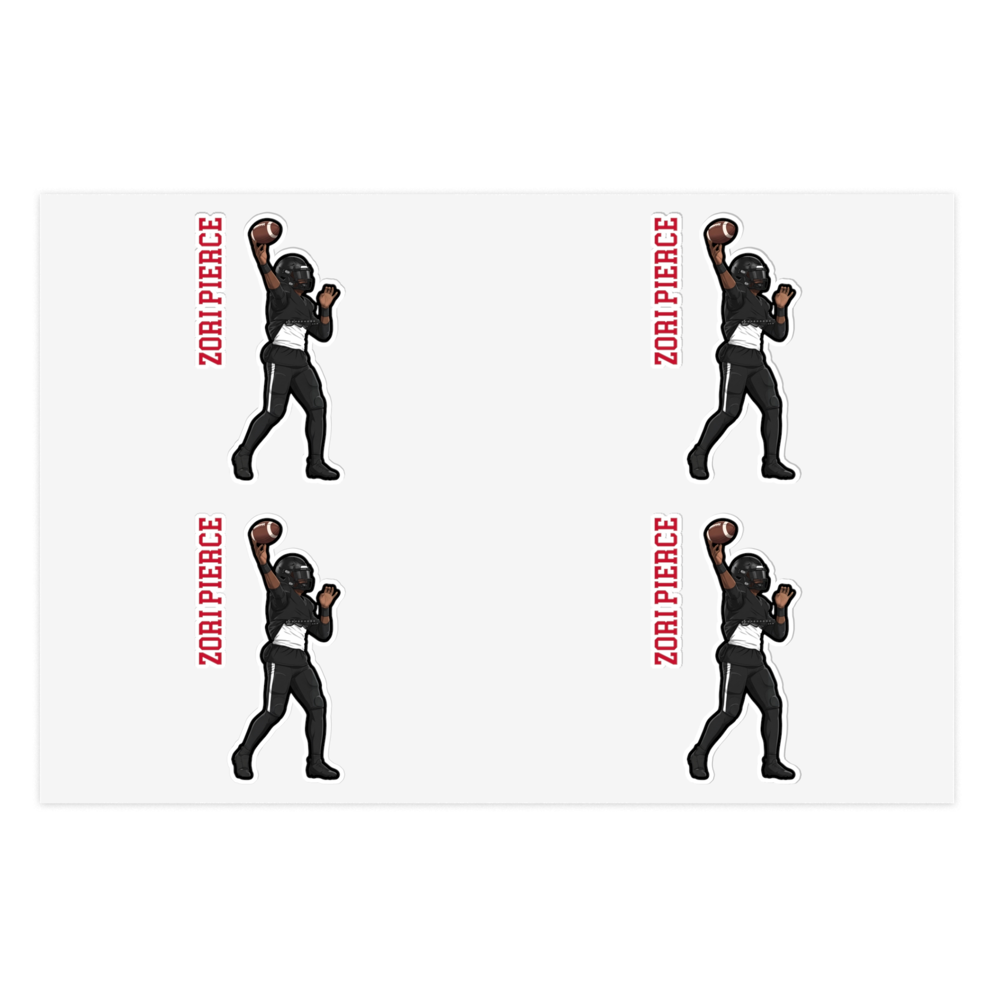 Sticker Sheet — character_name_vertical in Classic