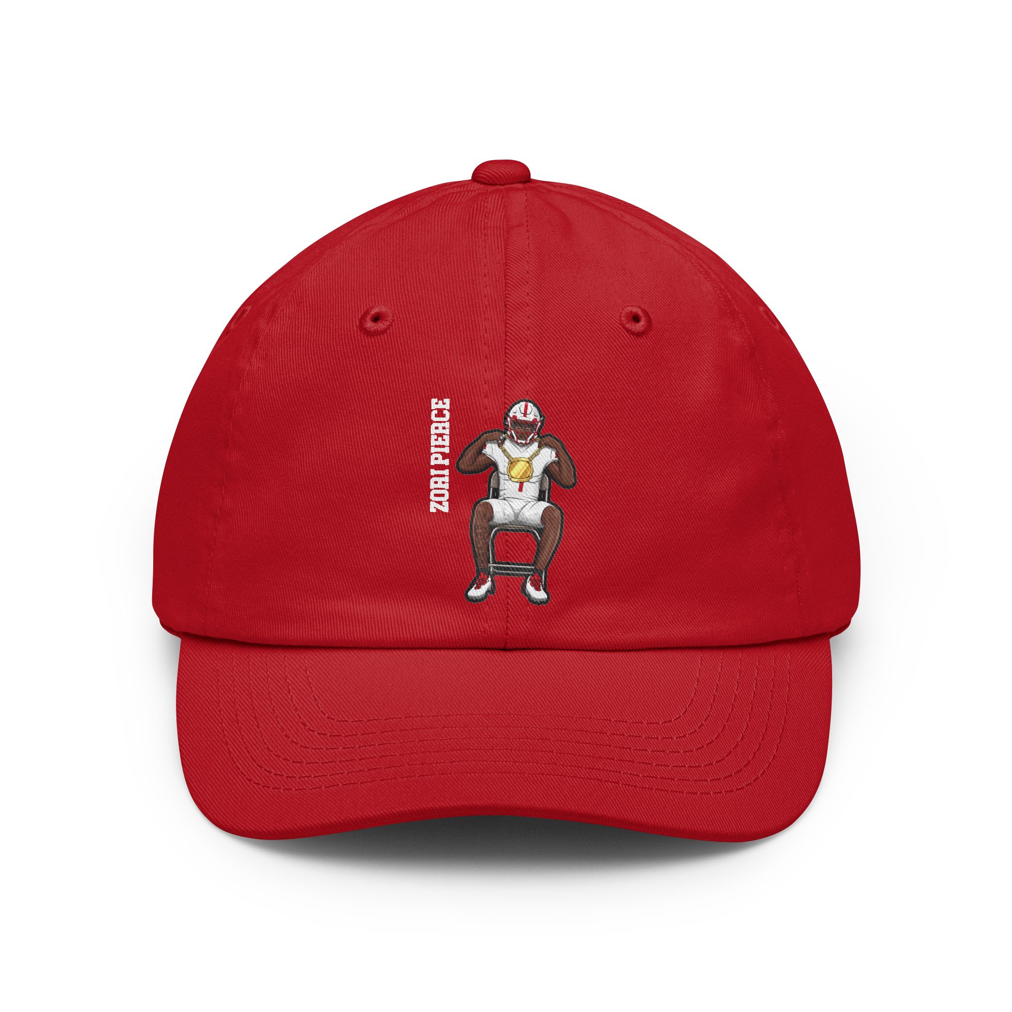 Classic Cap — character_name_vertical in Red