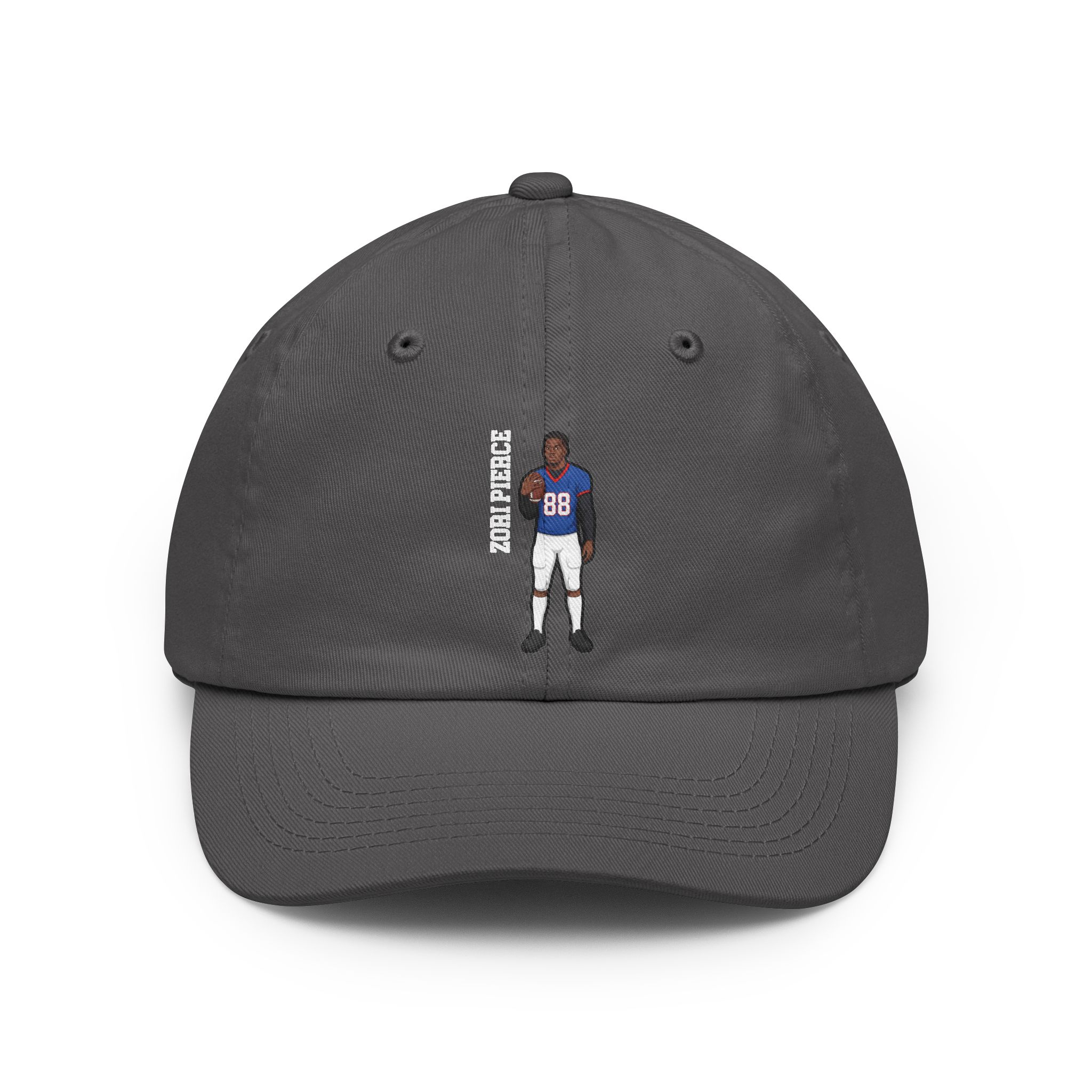 Classic Cap — character_name_vertical in Grey