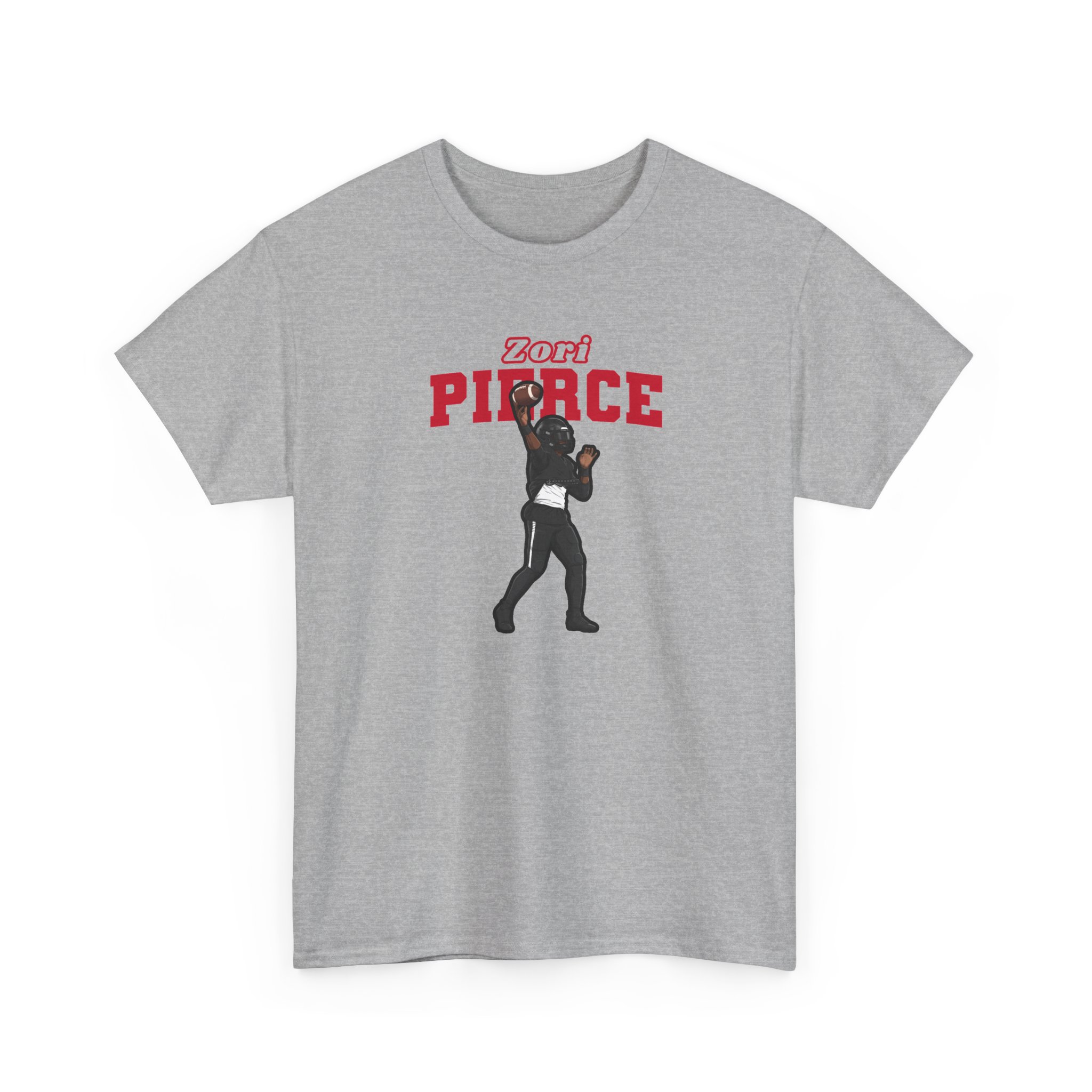 Tee — character_name_arch in Grey