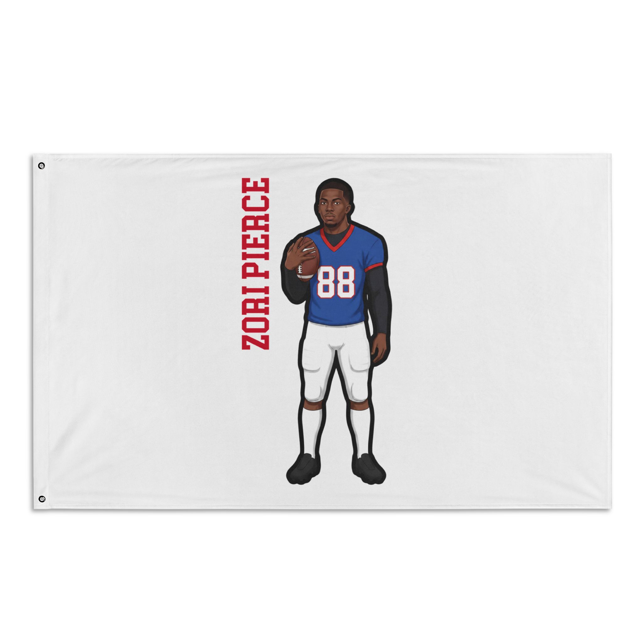 Flag (35 × 56 in) — character_name_vertical in Classic