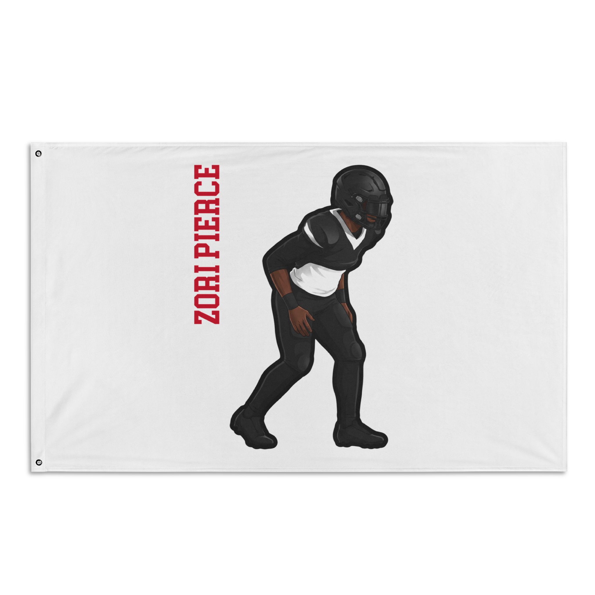 Flag (35 × 56 in) — character_name_vertical in Classic