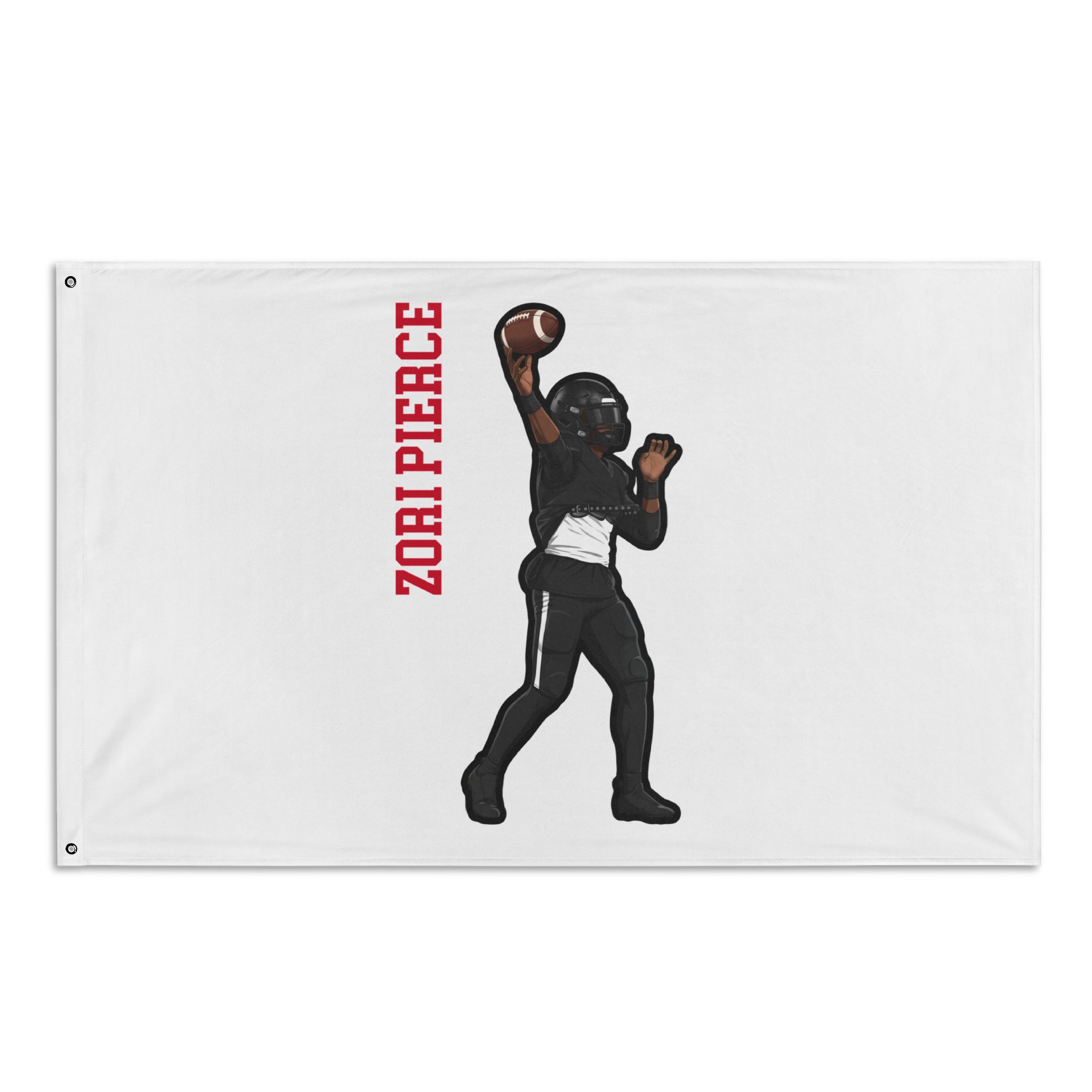 Flag (35 × 56 in) — character_name_vertical in Classic