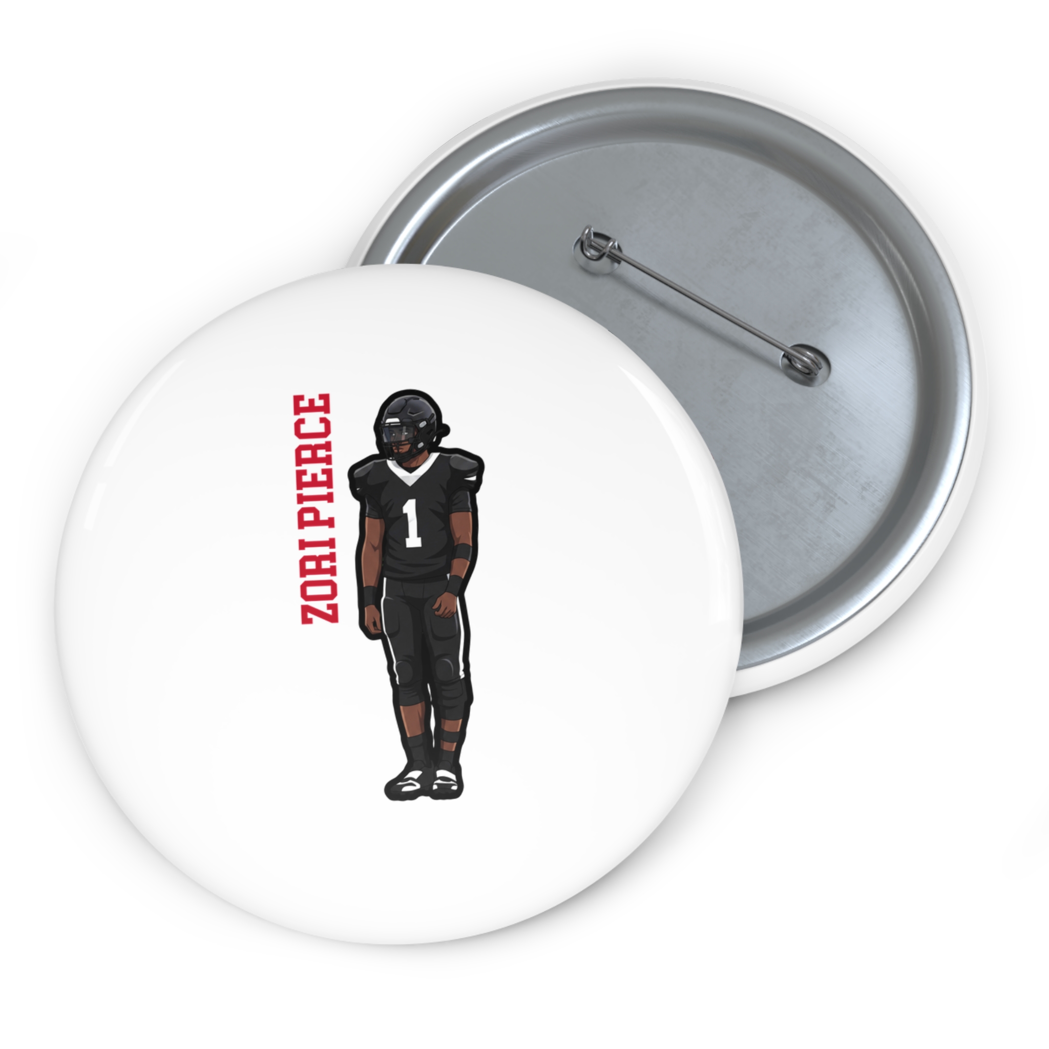 Game Day Pin — character_name_vertical in Classic