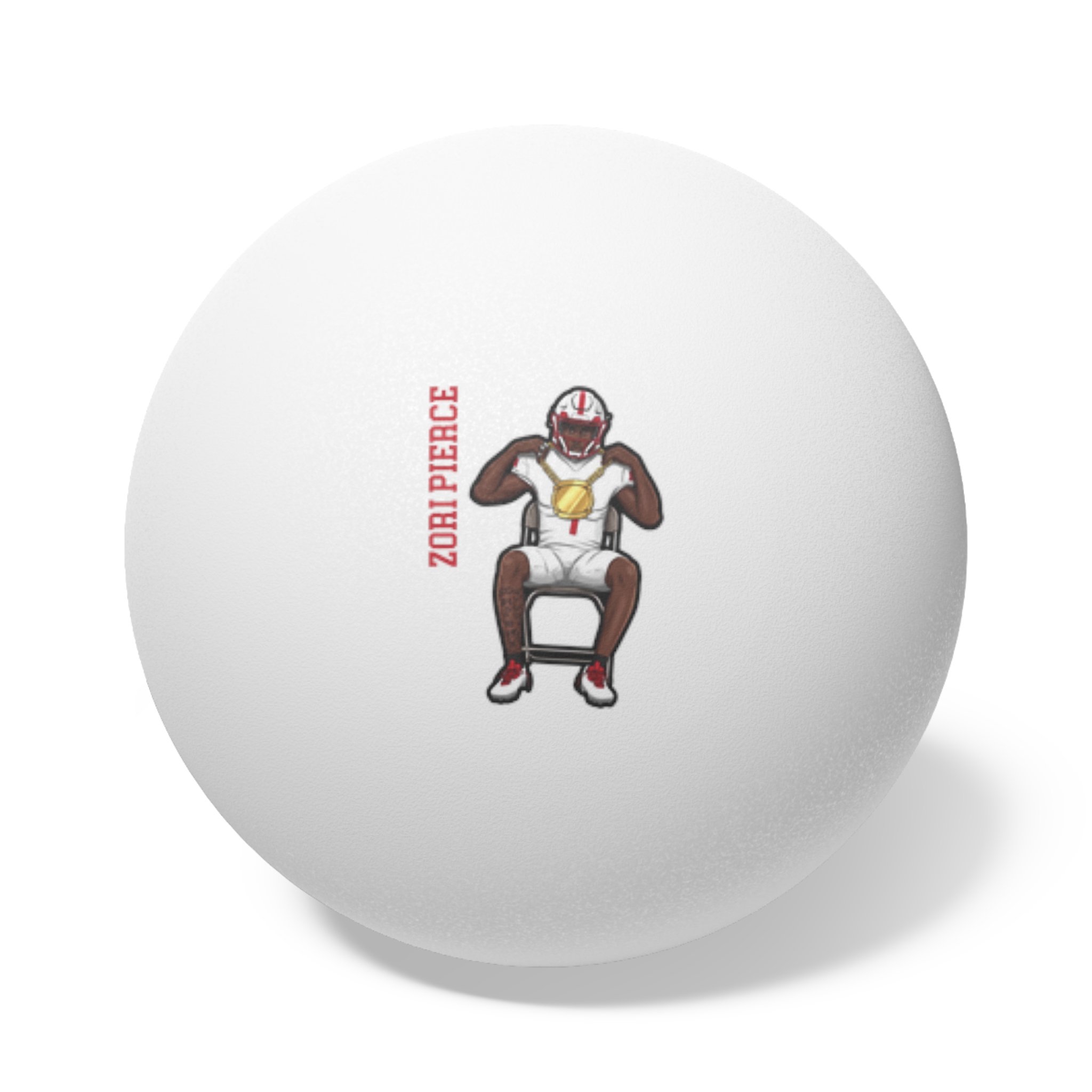 Ping Pong Balls, 6 pcs — character_name_vertical in White