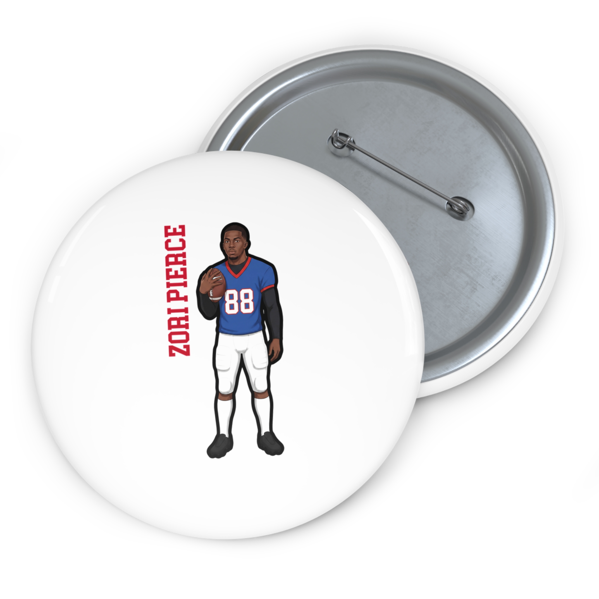 Game Day Pin — character_name_vertical in Classic