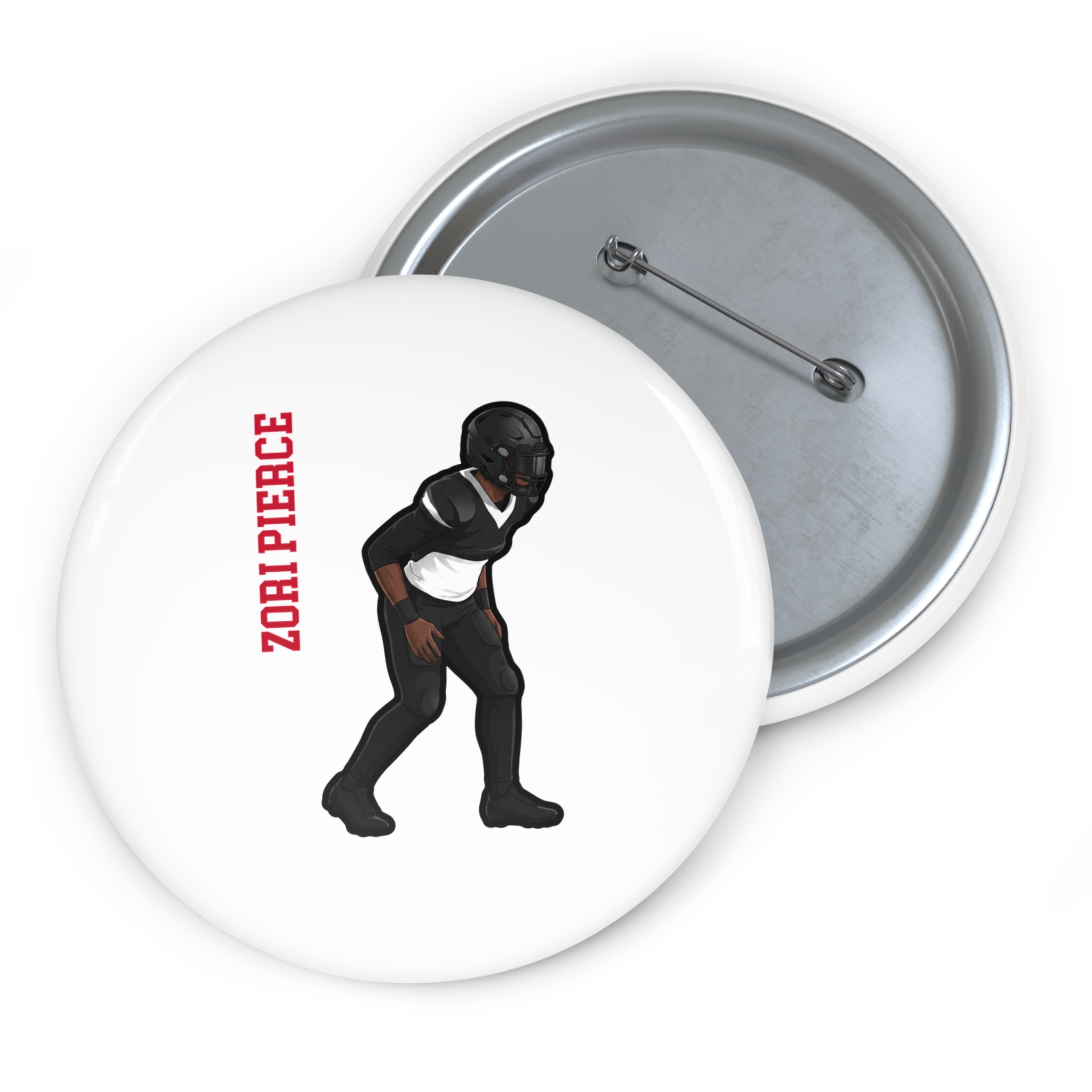 Game Day Pin — character_name_vertical in Classic