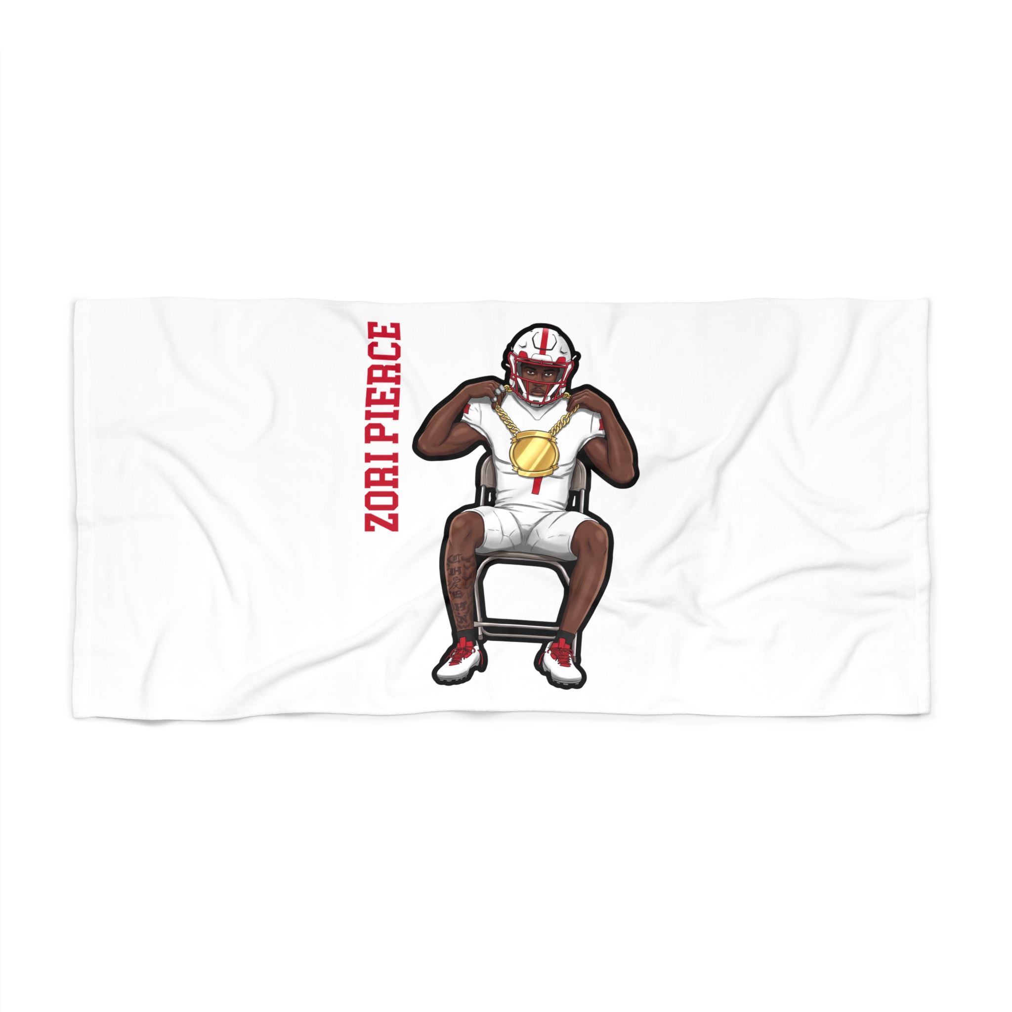 Beach Towel — character_name_vertical in Classic