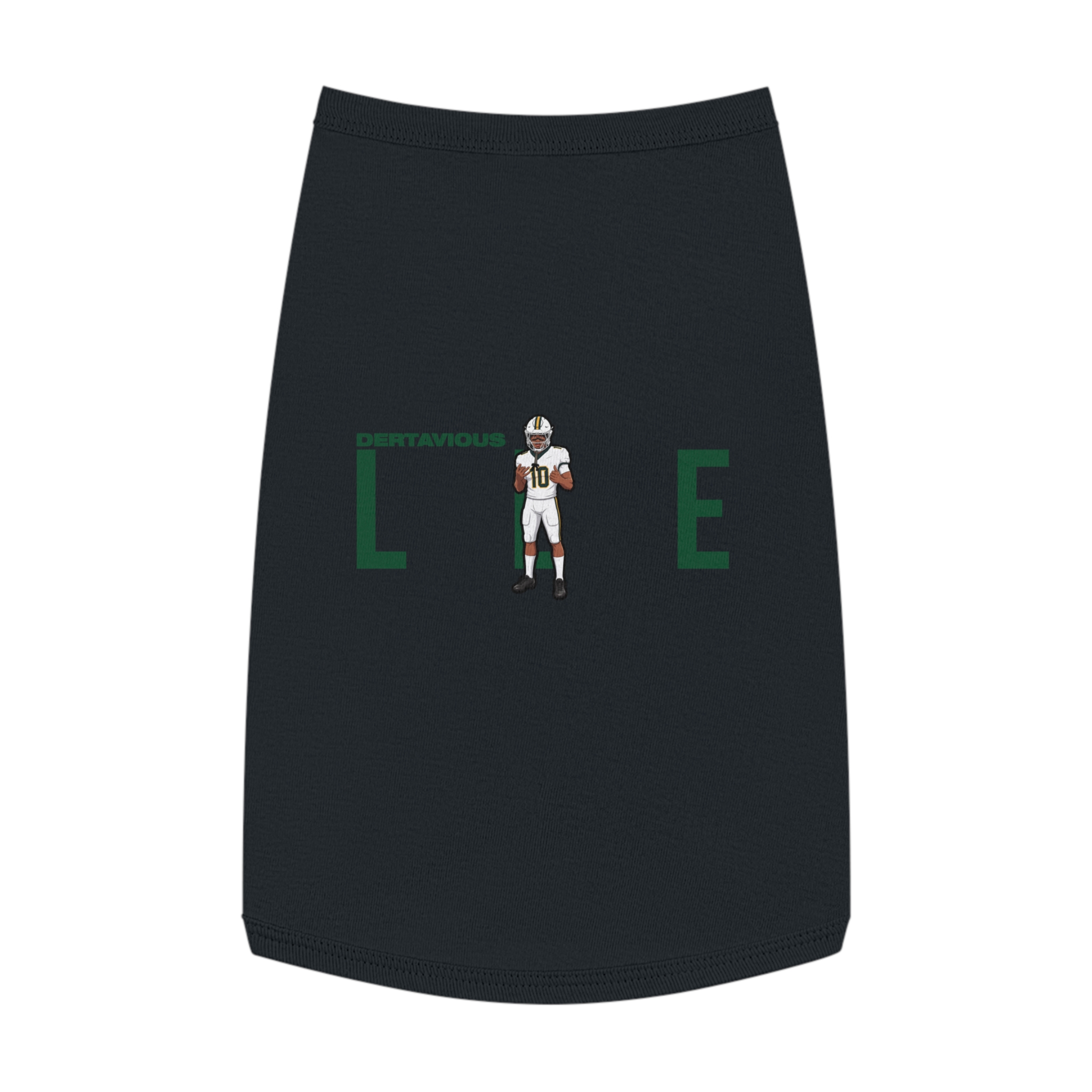 Pet Tank Top — character_player_name in White