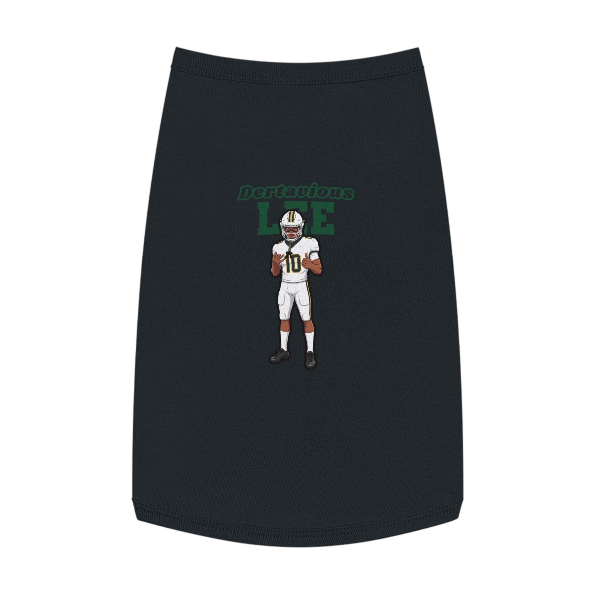 Pet Tank Top — character_name_arch in White