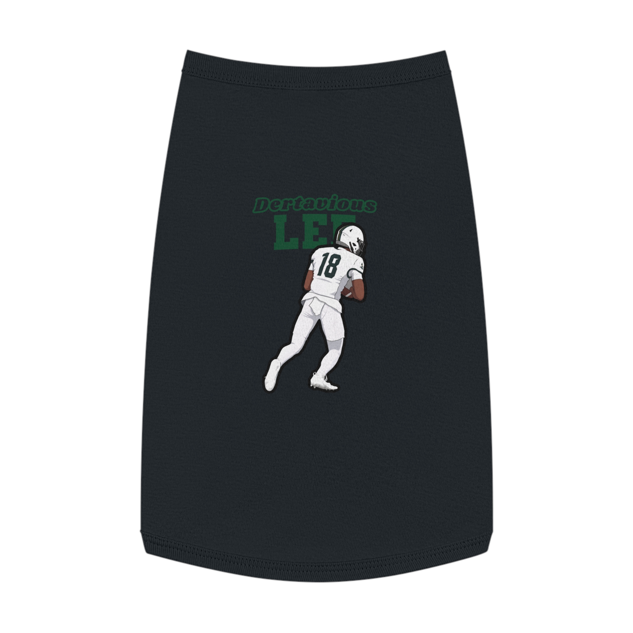 Pet Tank Top — character_name_arch in Black