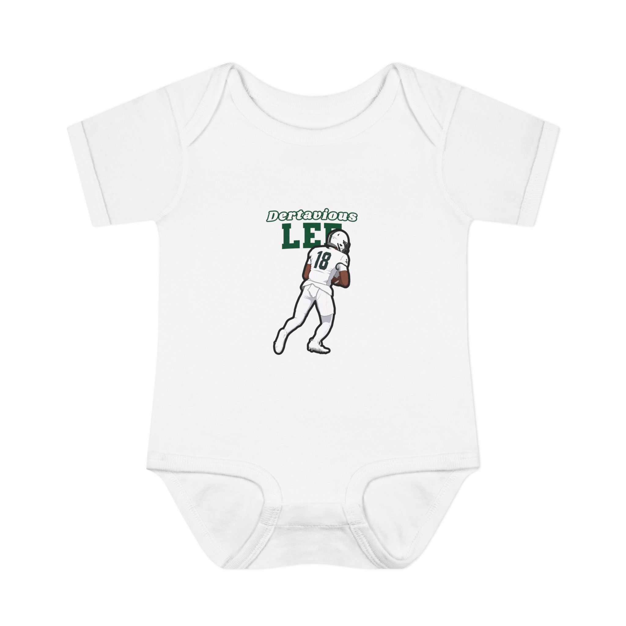 Baby Onesie — character_name_arch in White