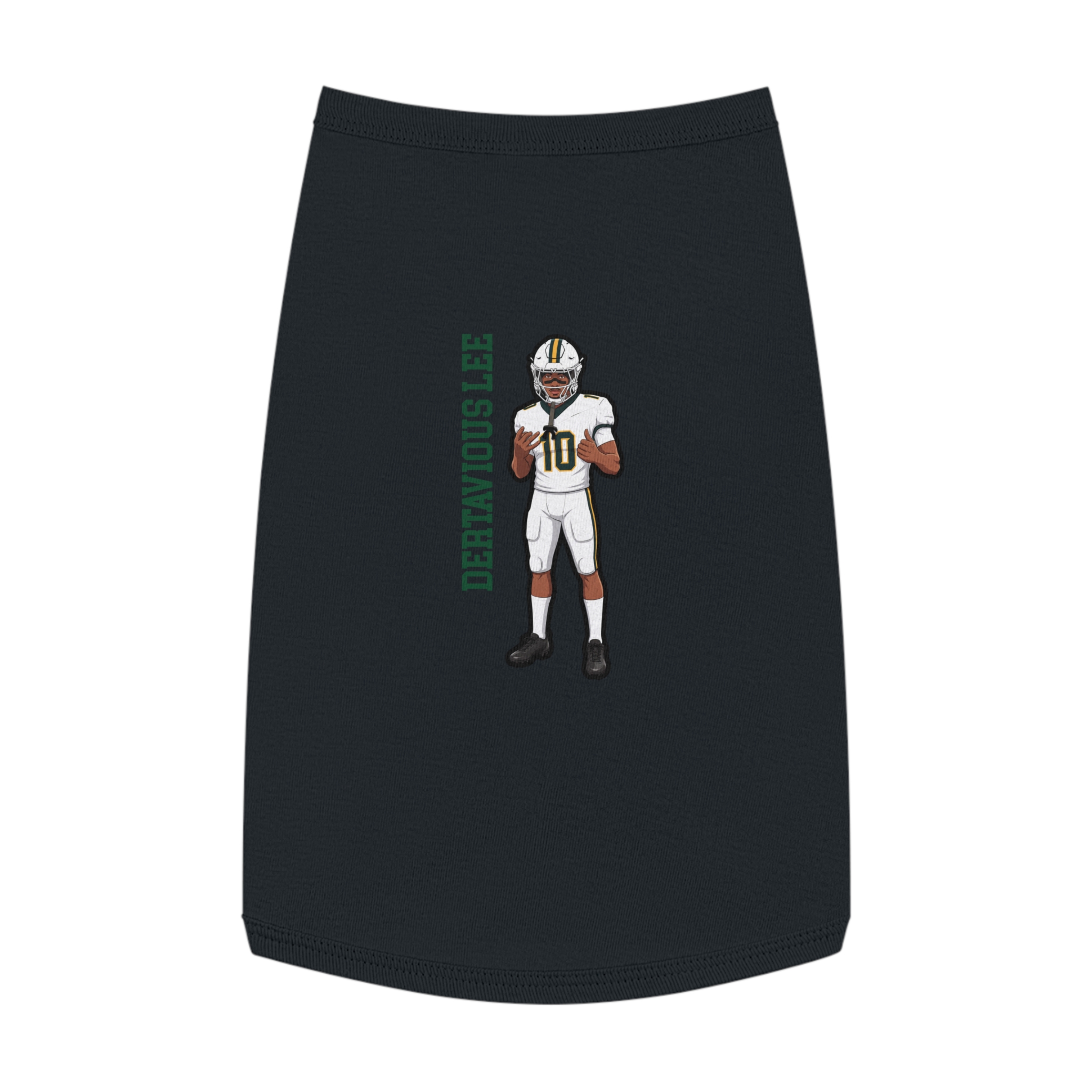 Pet Tank Top — character_name_vertical in White