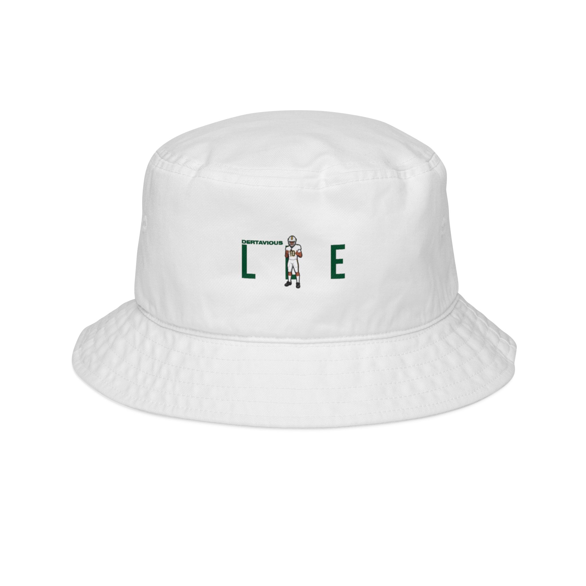 Bucket Hat — character_player_name in White