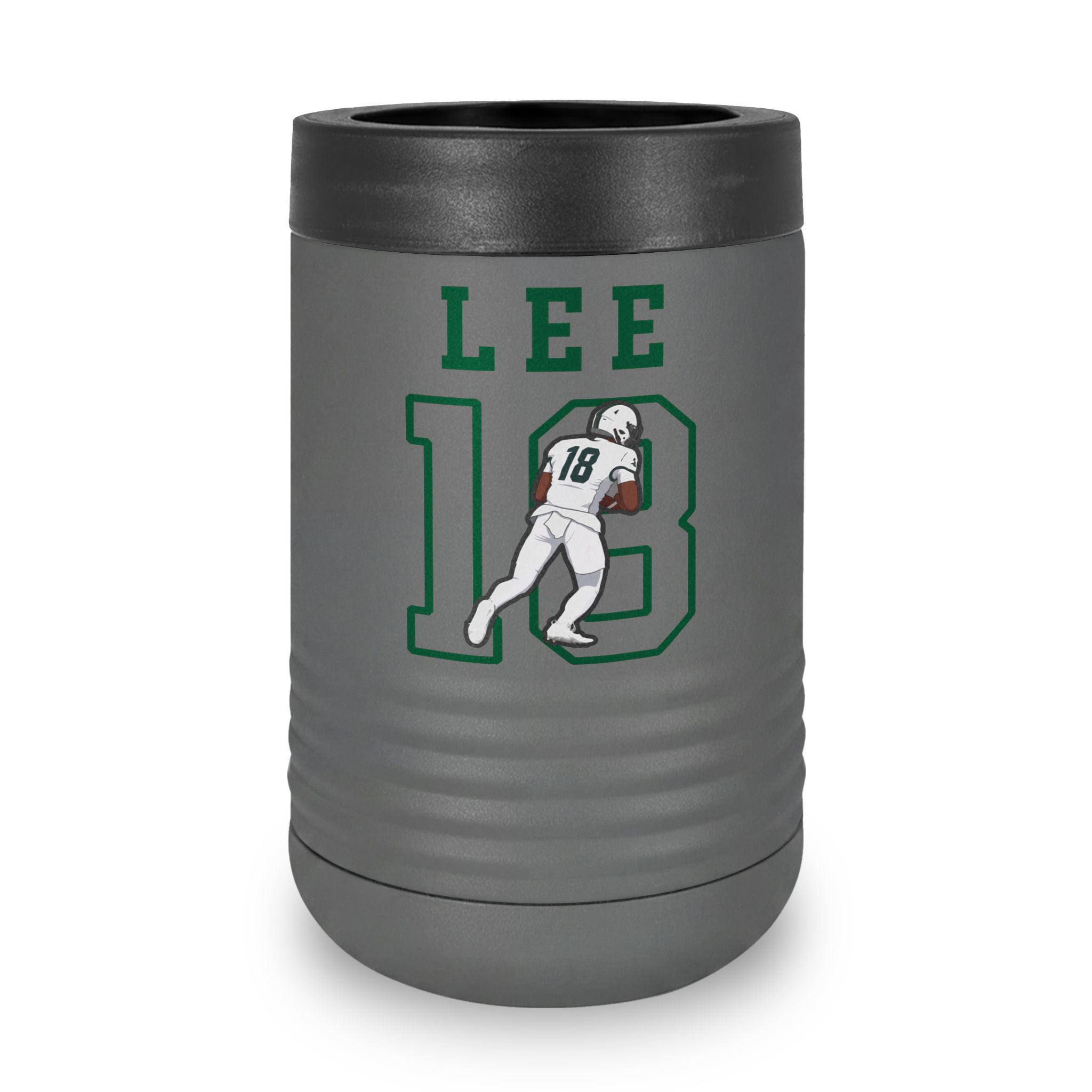 Stainless Can Cooler — character_shirsey in Grey
