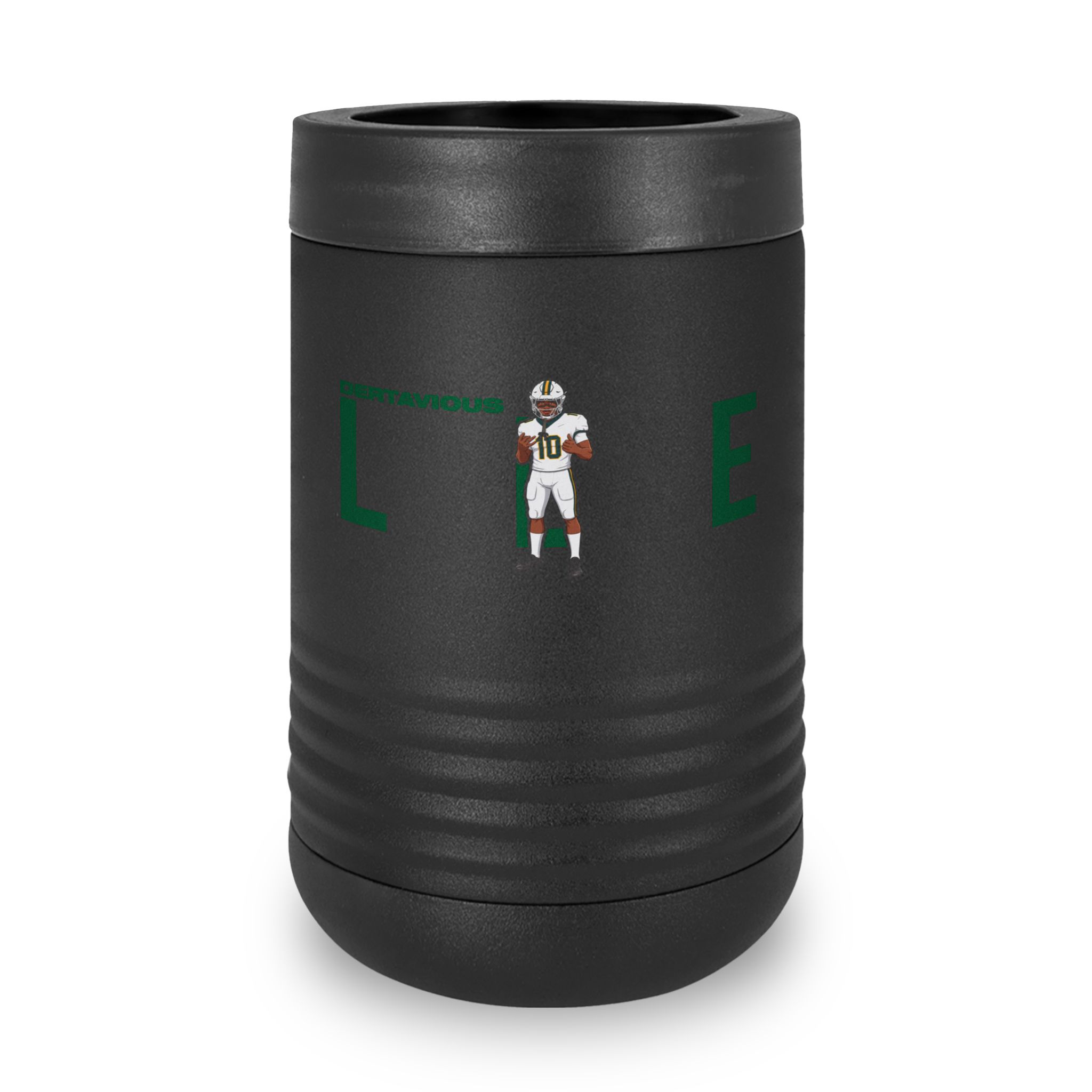 Stainless Can Cooler — character_player_name in Black