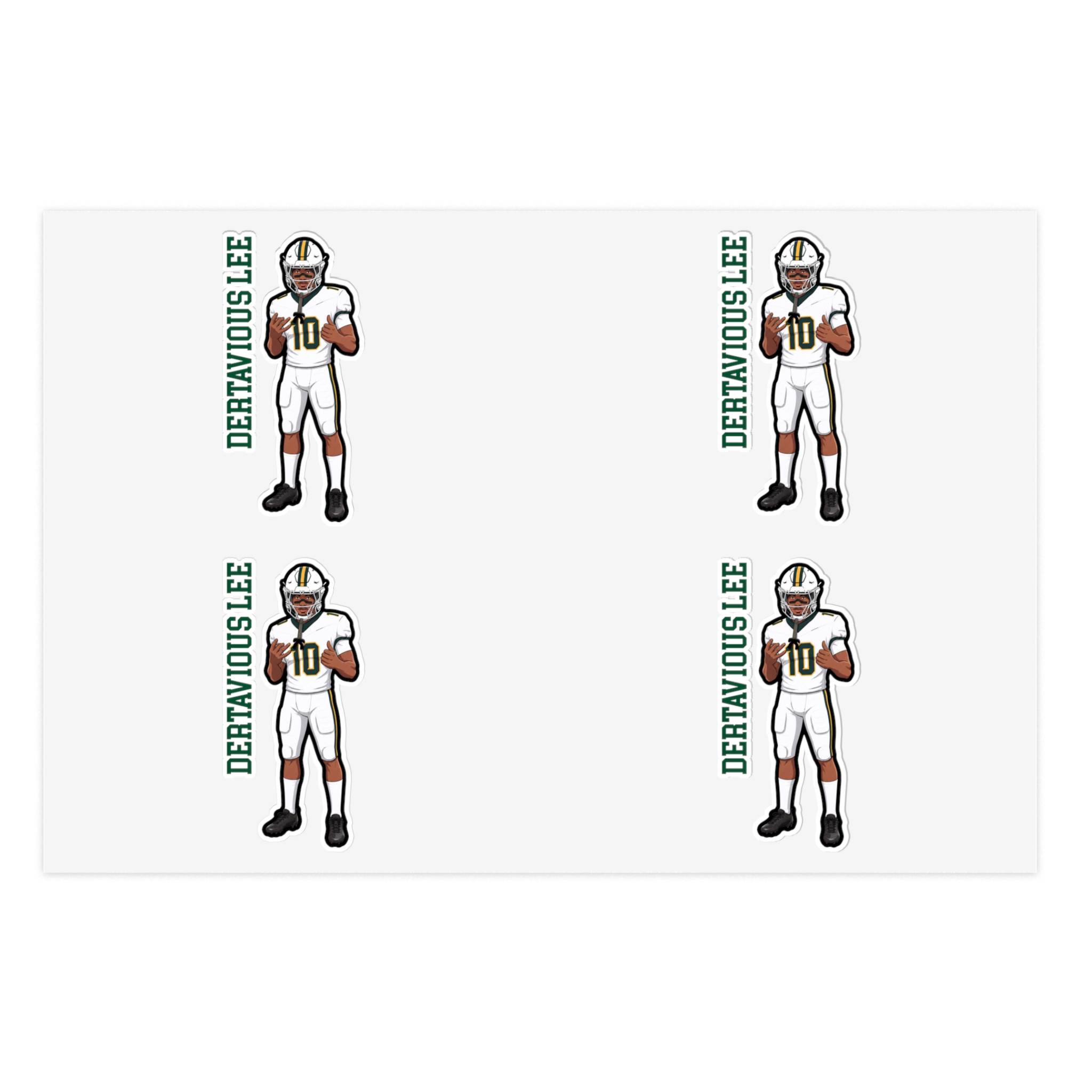 Sticker Sheet — character_name_vertical in Classic