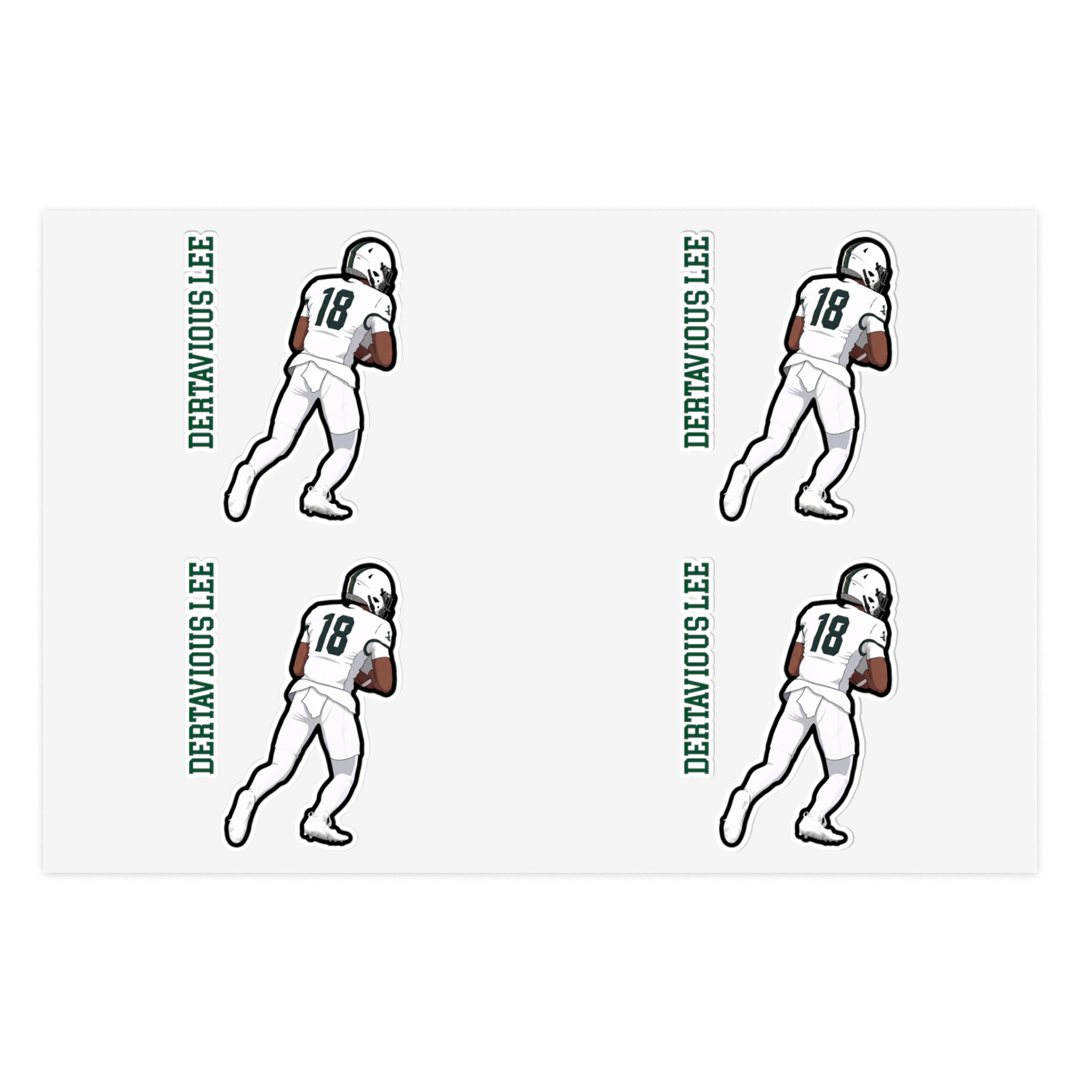Sticker Sheet — character_name_vertical in Classic