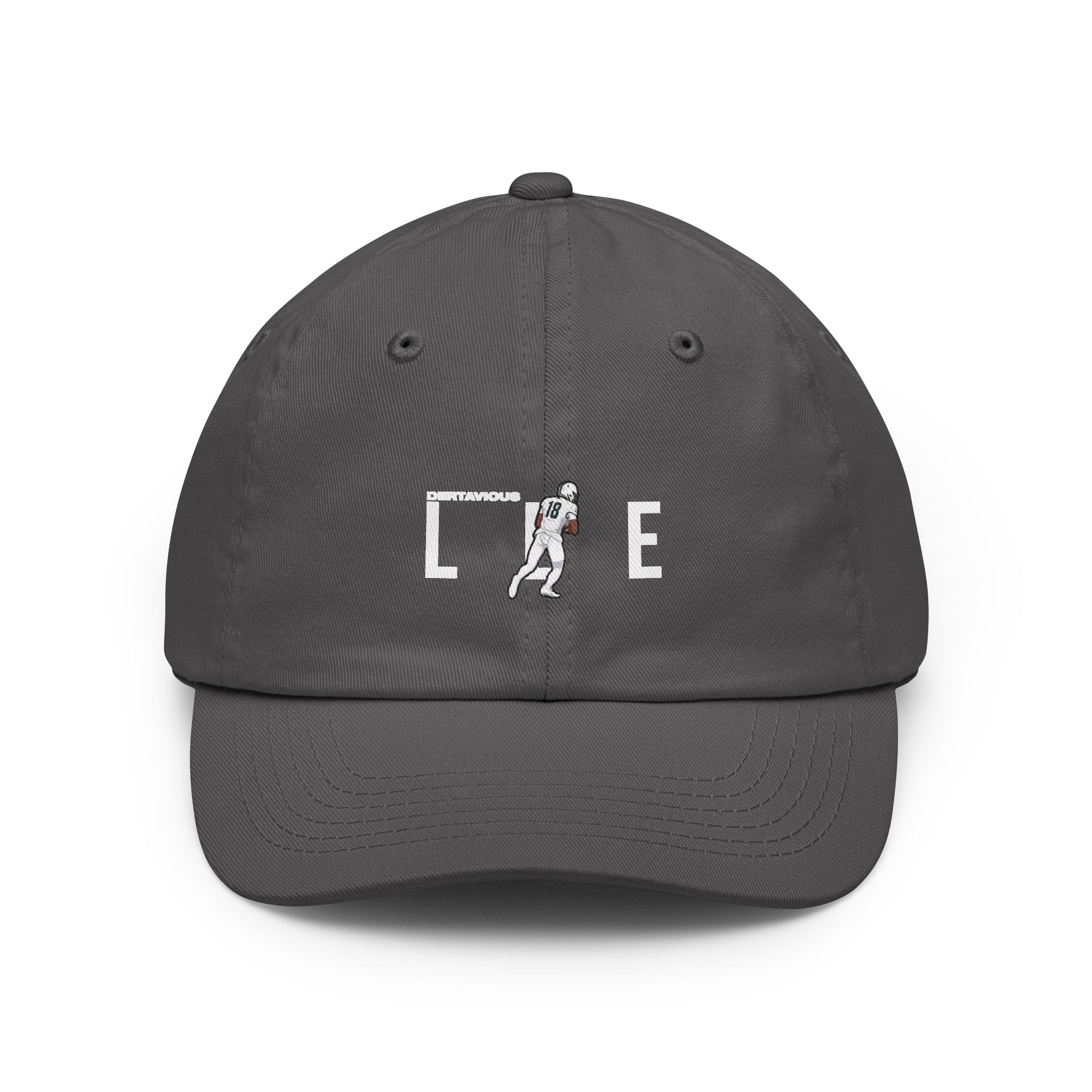 Classic Cap — character_player_name in Grey