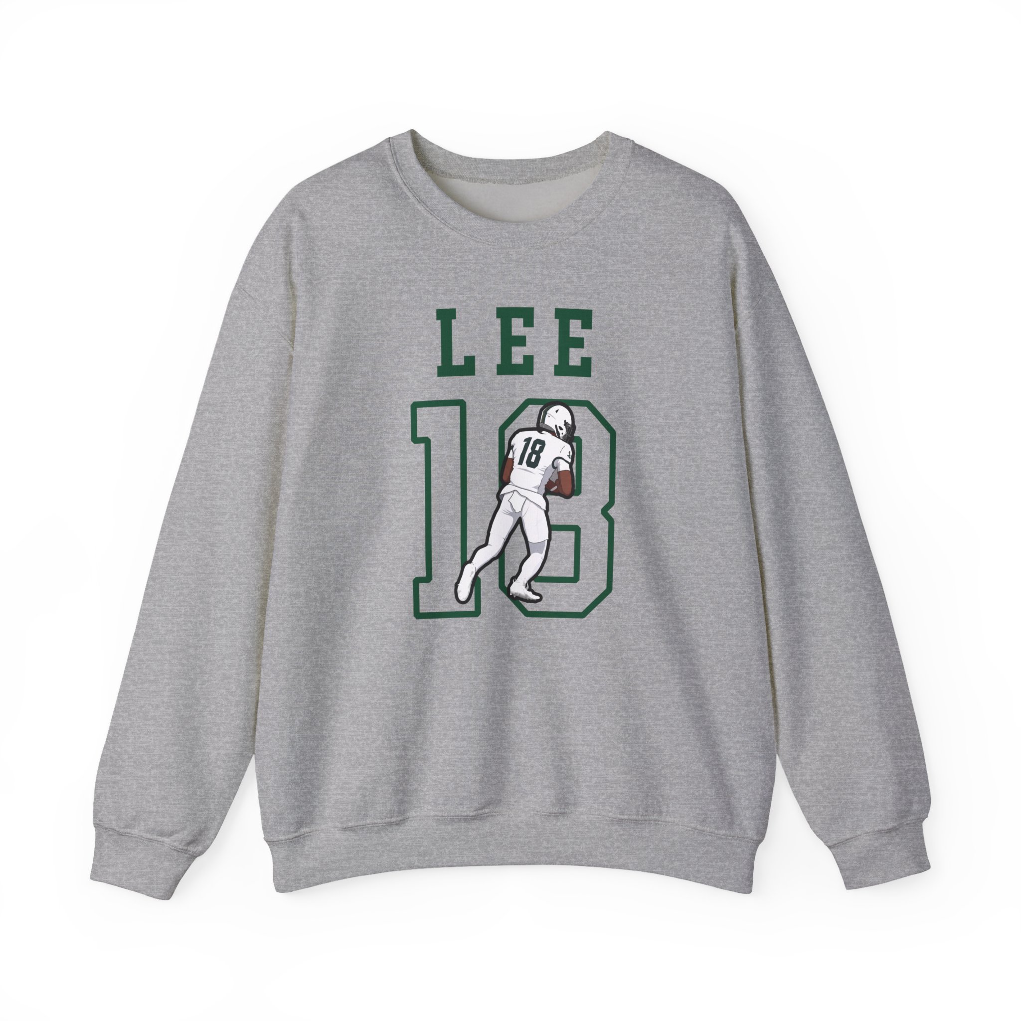 Crewneck Sweatshirt — character_shirsey in Grey