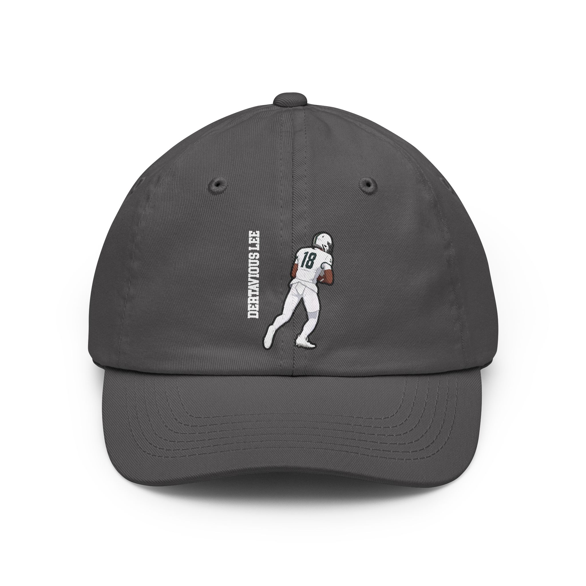 Classic Cap — character_name_vertical in Grey