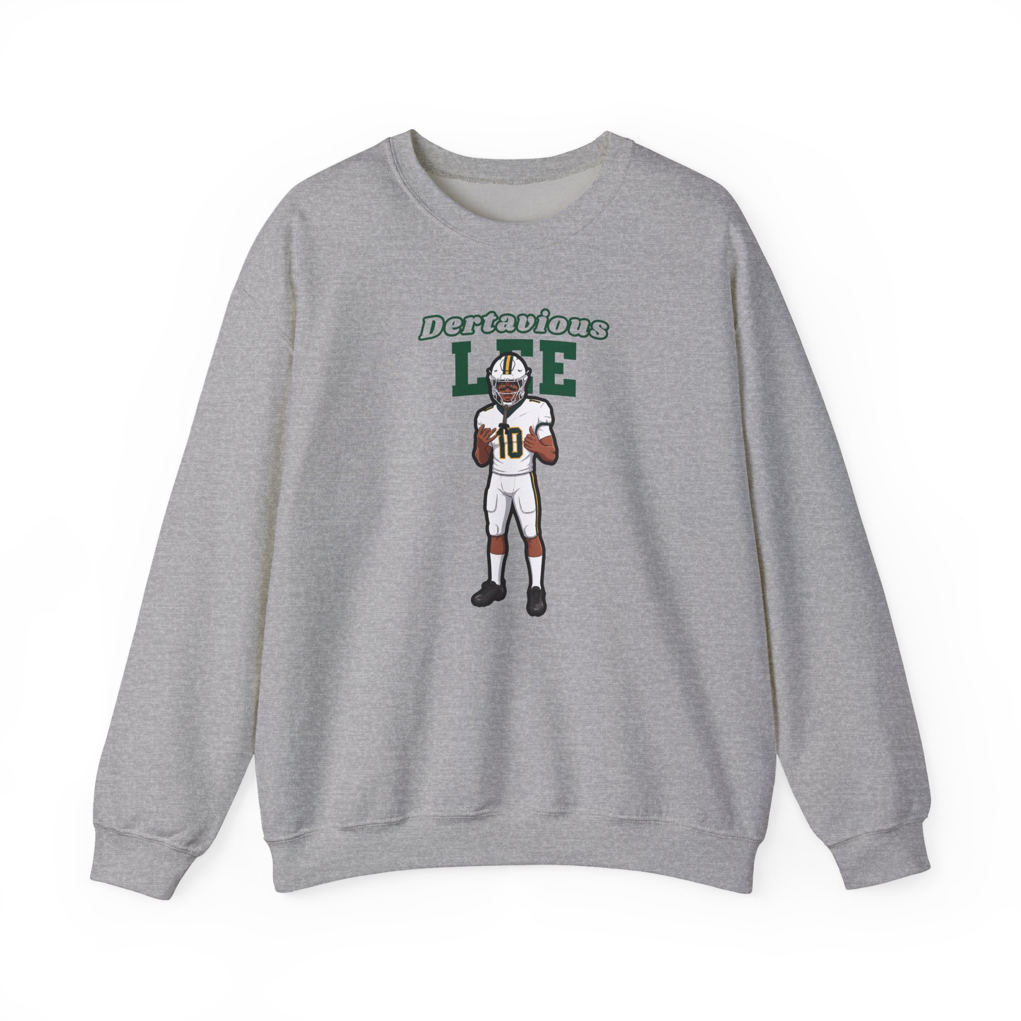 Crewneck Sweatshirt — character_name_arch in Grey