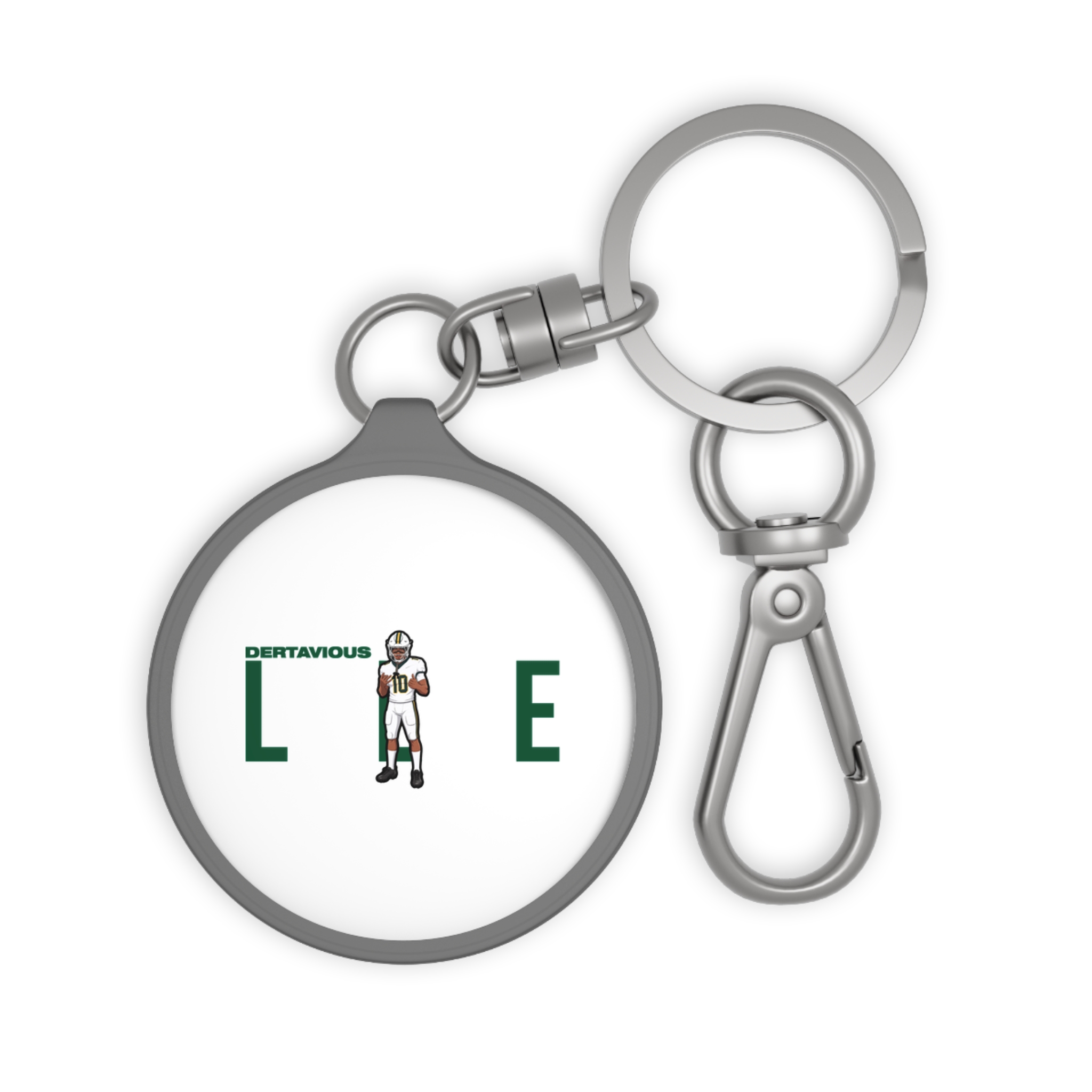 Keychain — character_player_name in Grey