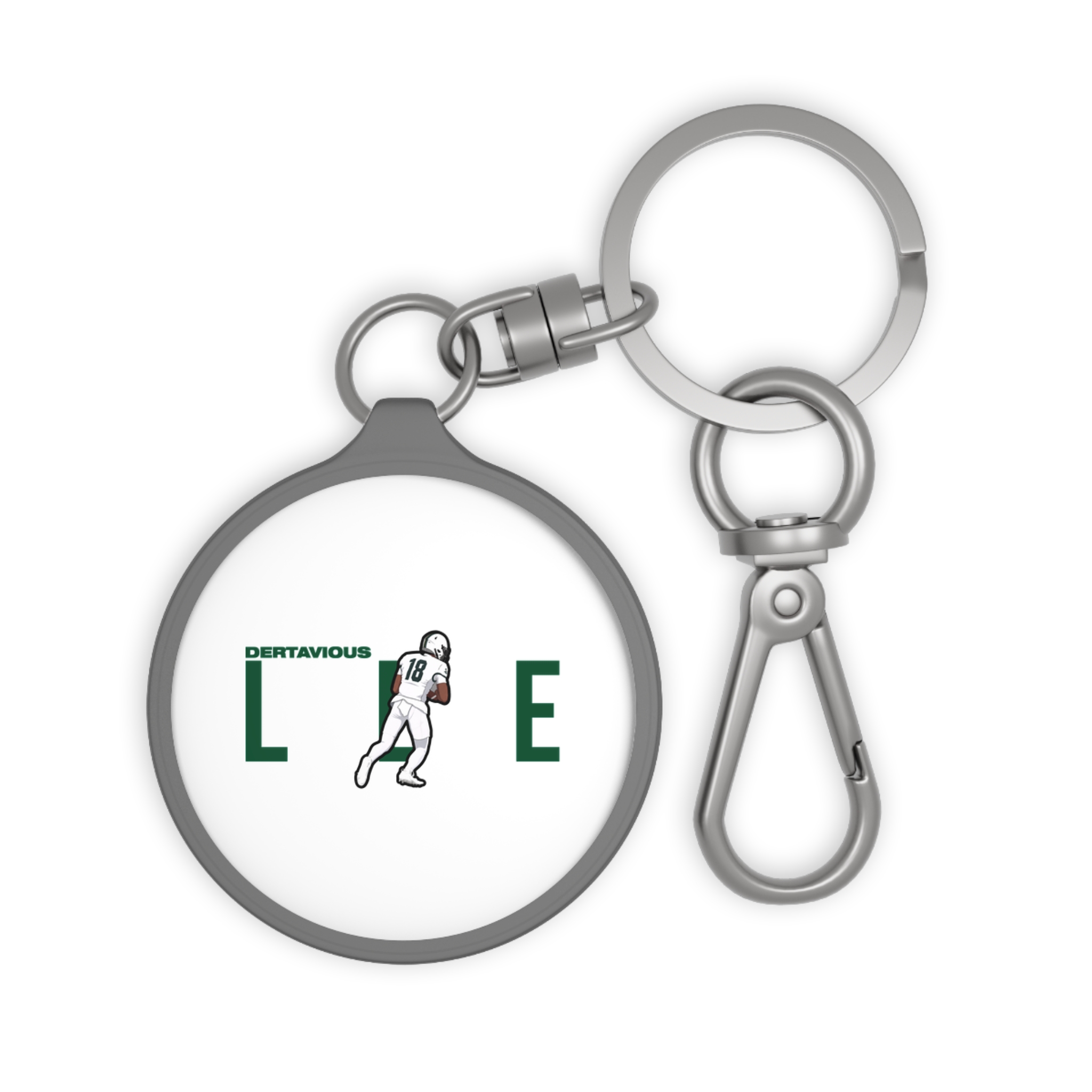 Keychain — character_player_name in Grey
