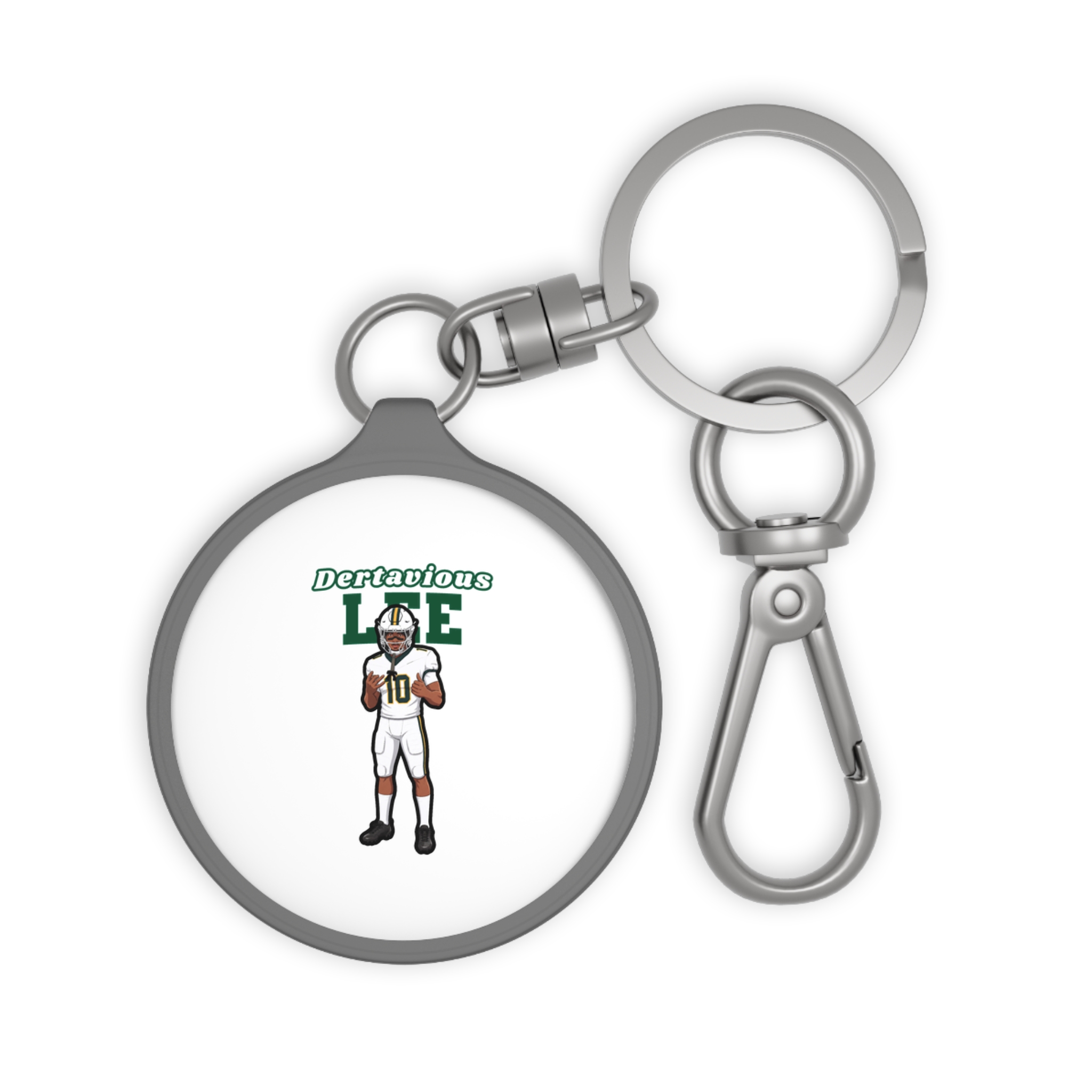 Keychain — character_name_arch in Grey