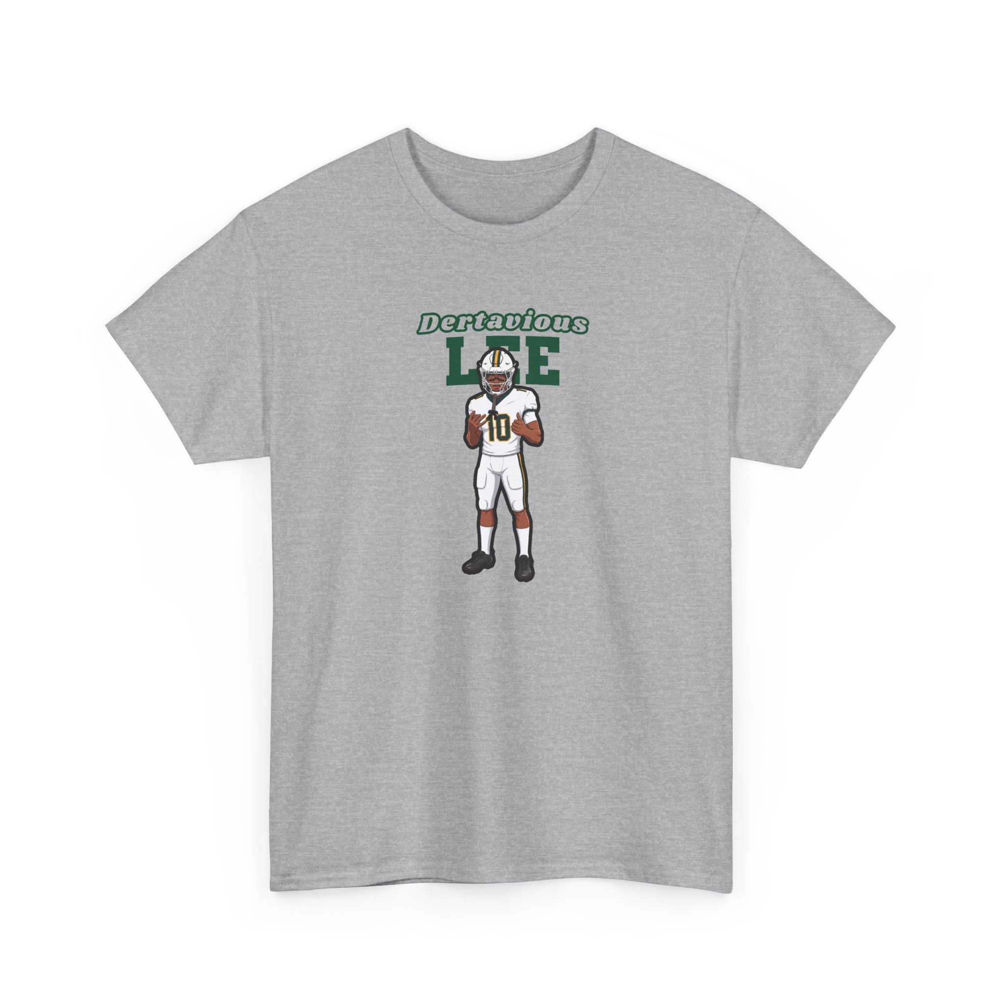 Tee — character_name_arch in Grey