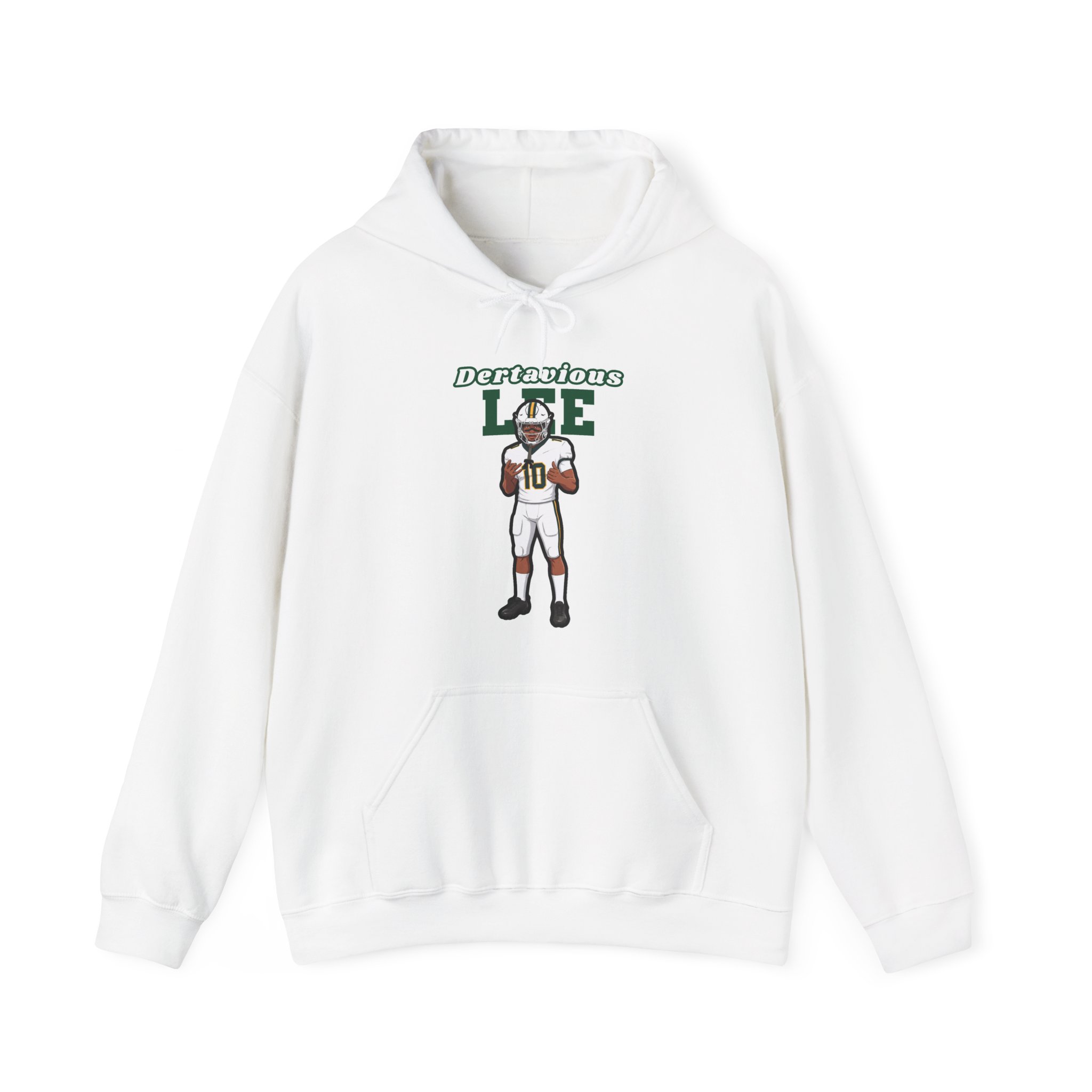 Hoodie — character_name_arch in White