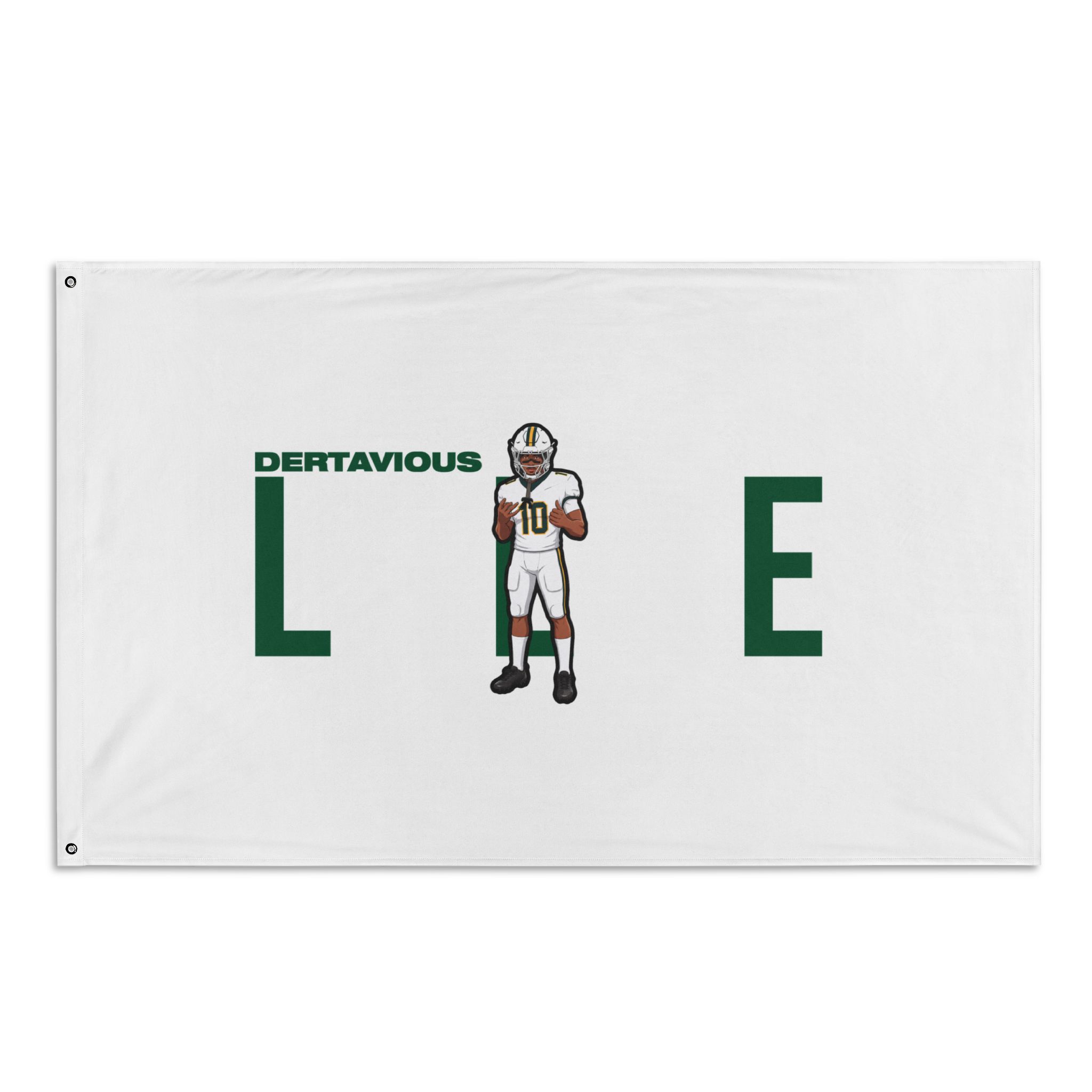 Flag (35 × 56 in) — character_player_name in Classic