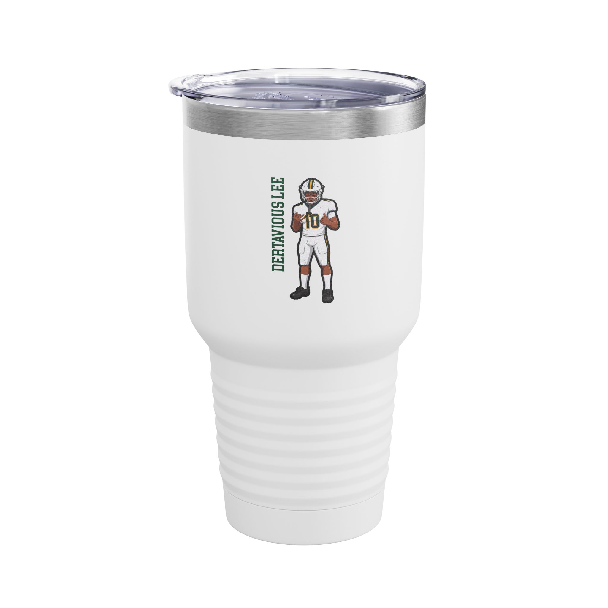 30oz Tumbler — character_name_vertical in White
