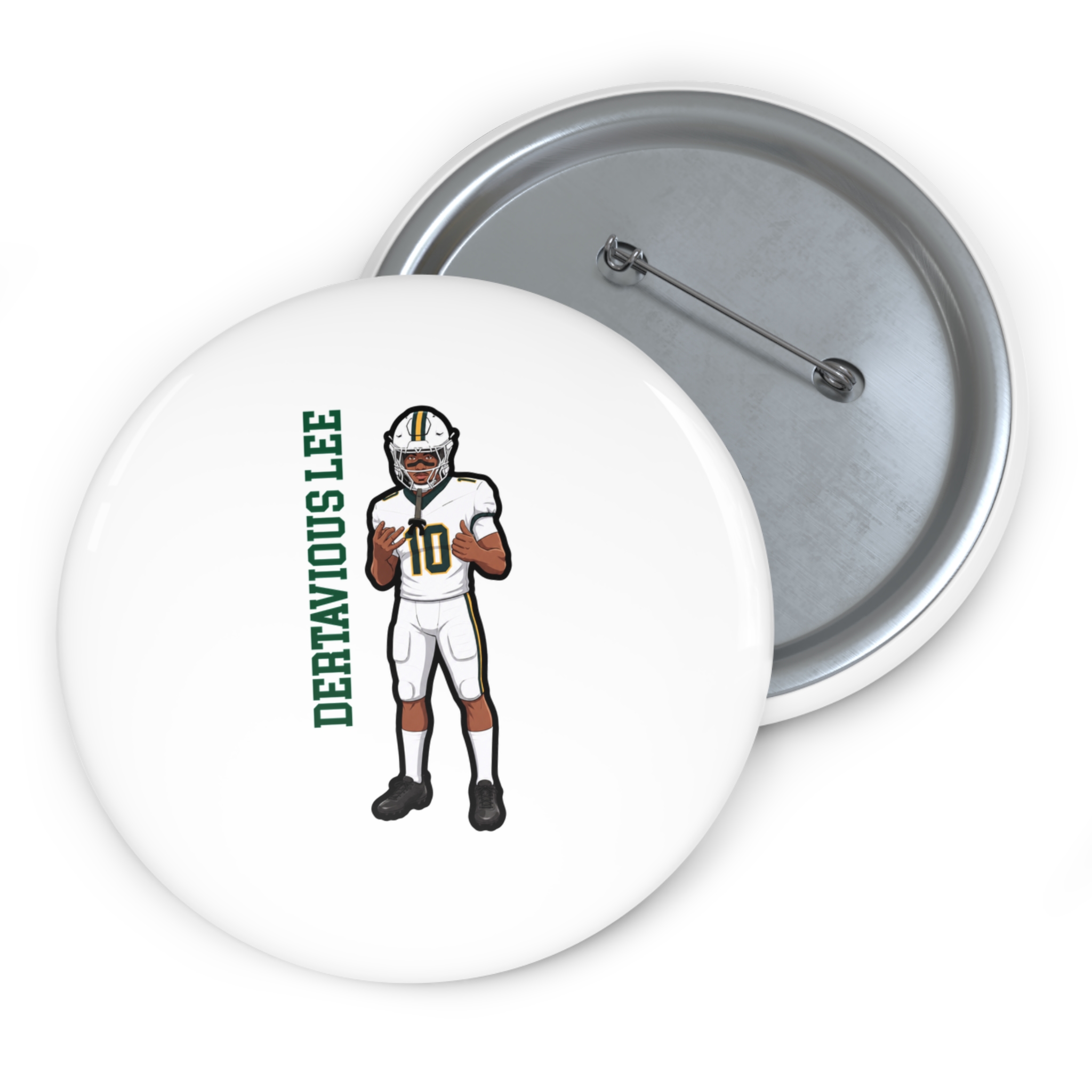 Game Day Pin — character_name_vertical in Classic