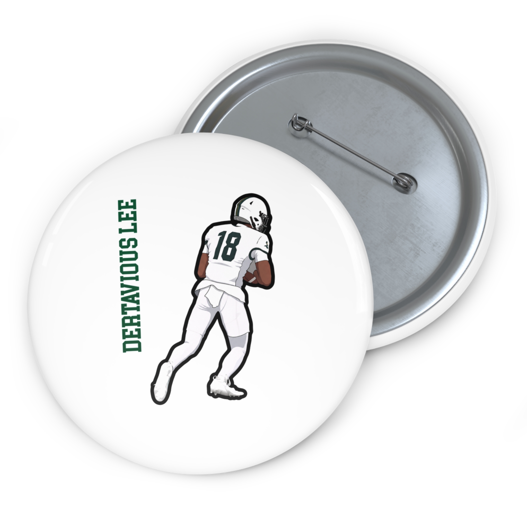 Game Day Pin — character_name_vertical in Classic