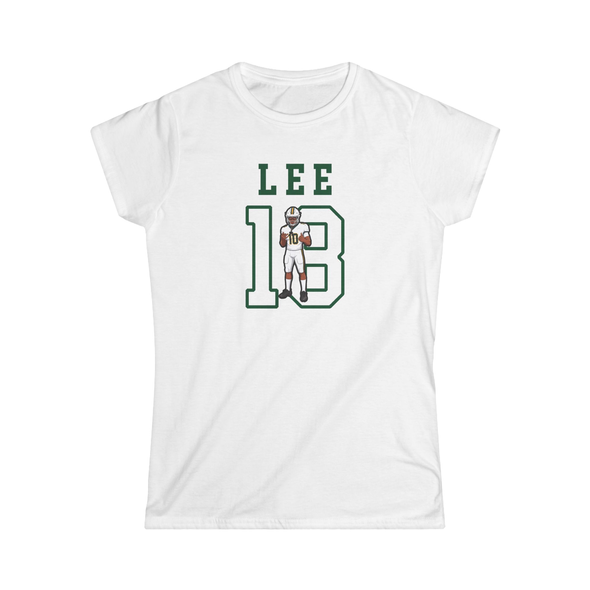 Women's Softstyle Tee — character_shirsey in White