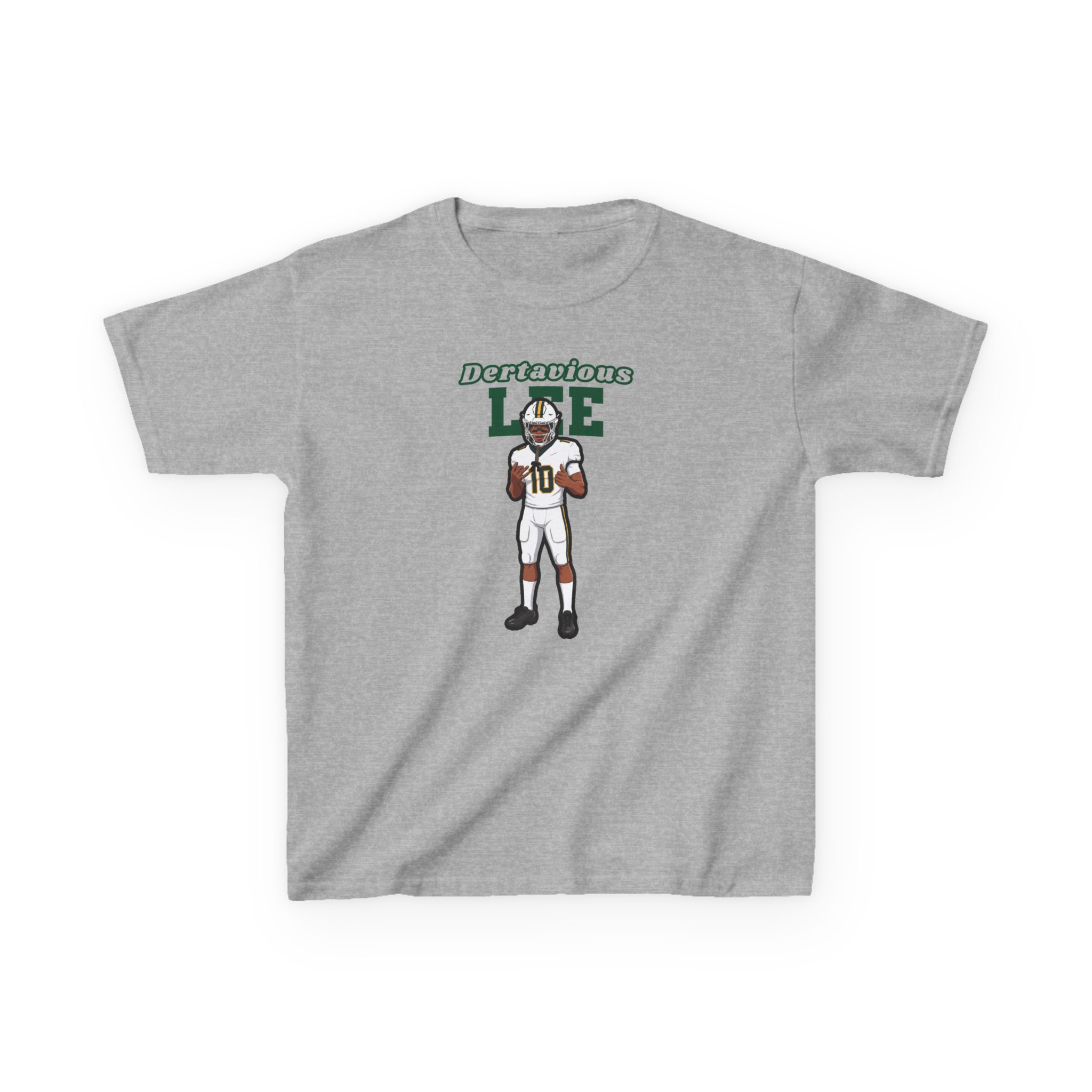 Youth Tee — character_name_arch in Grey