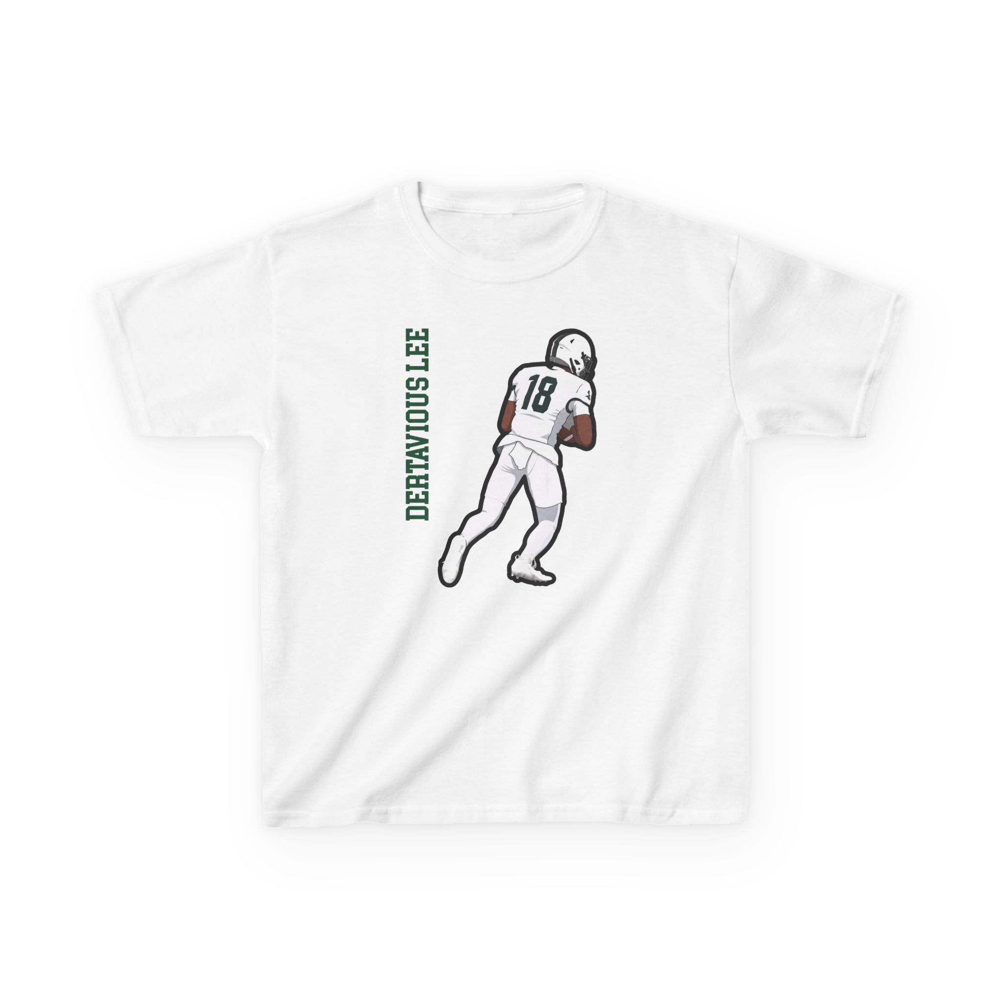 Youth Tee — character_name_vertical in White